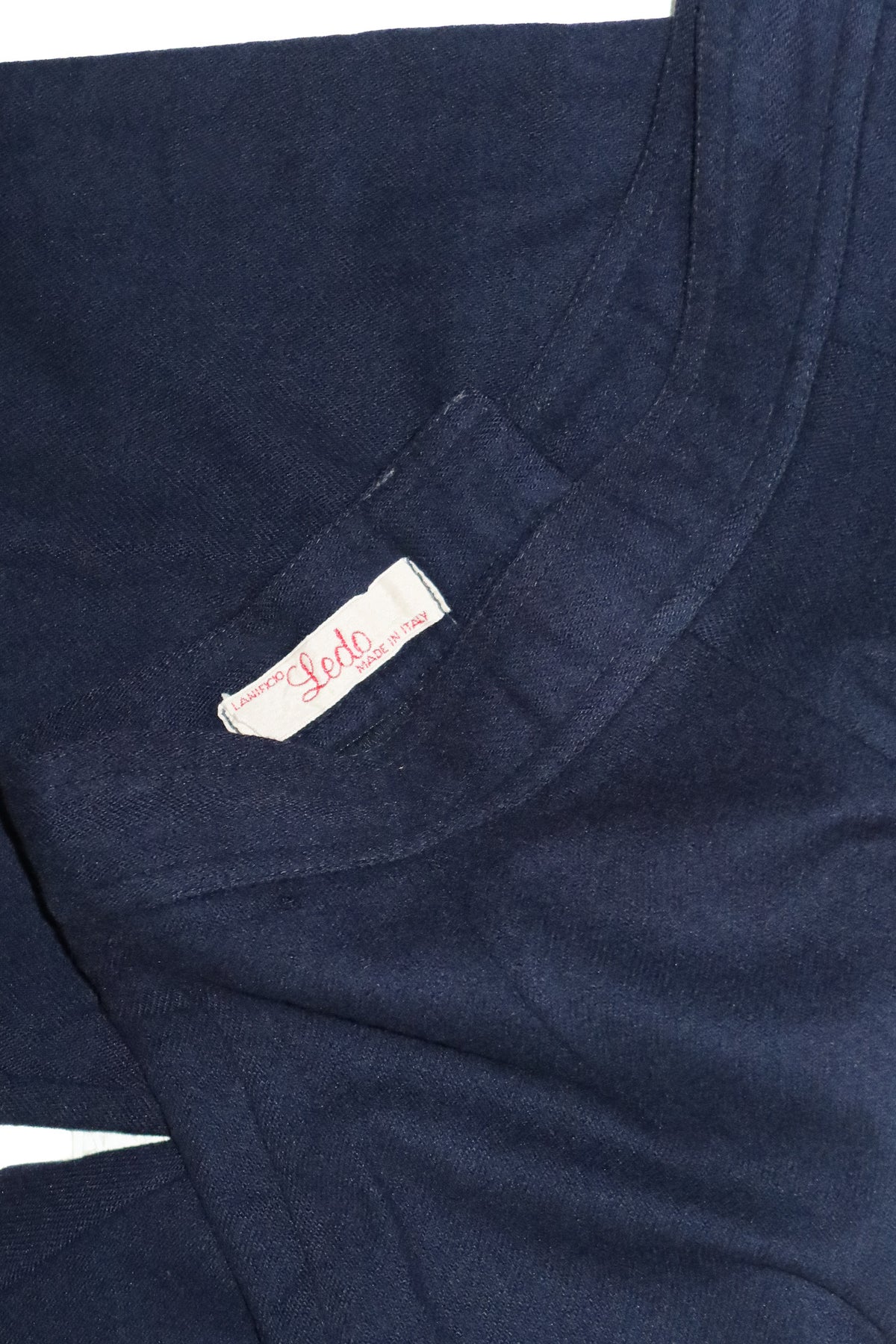1980's riviera ledo wool tailored trousers navy.