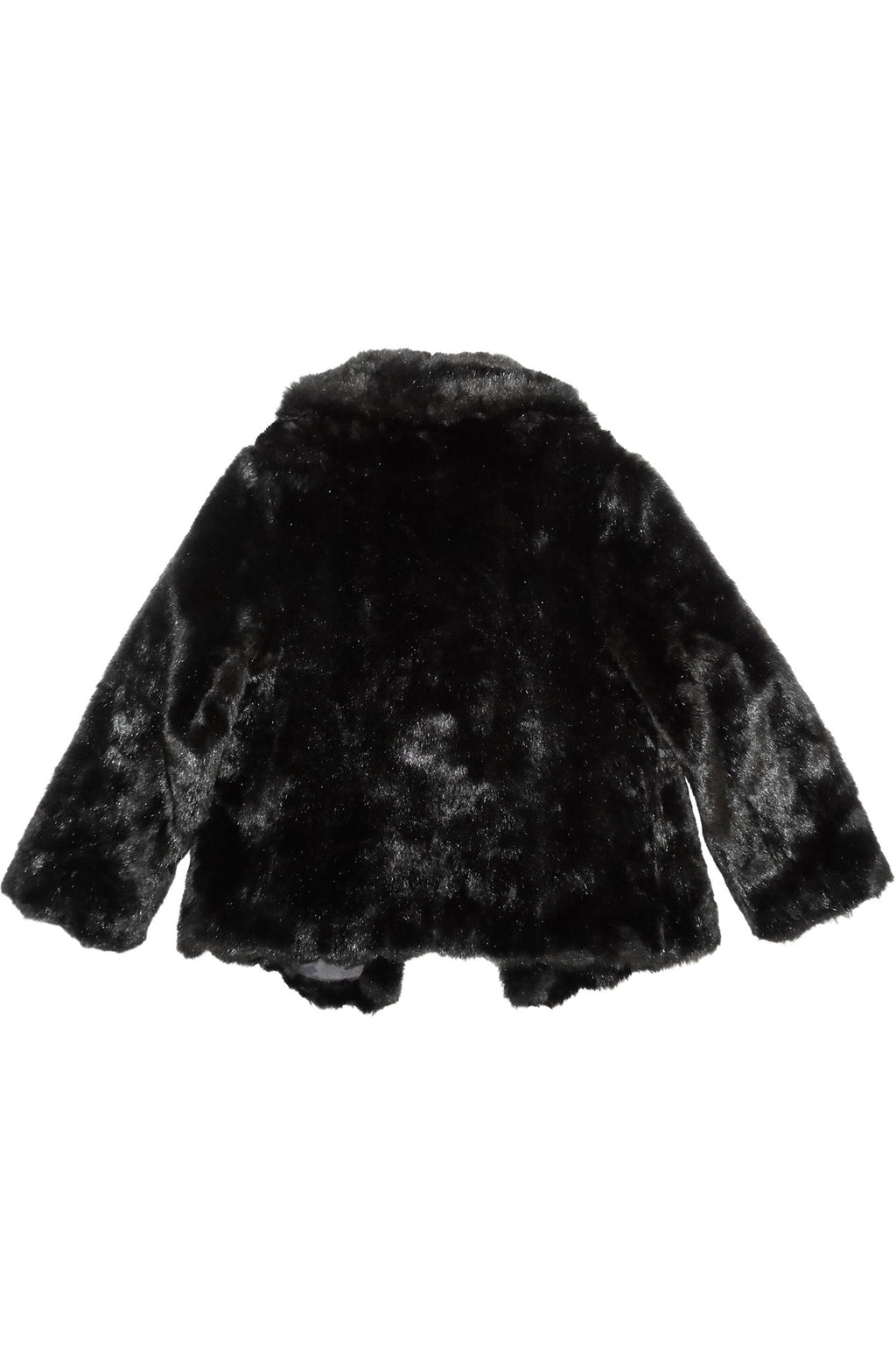 1990's astraka faux fur jacket black.