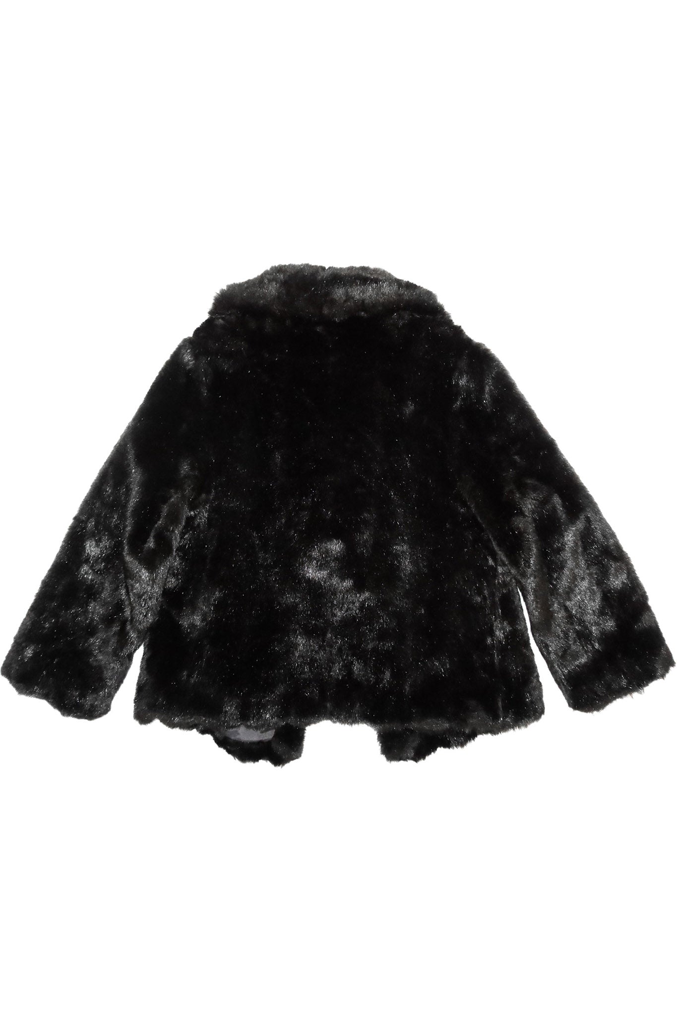 1990's astraka faux fur jacket black.