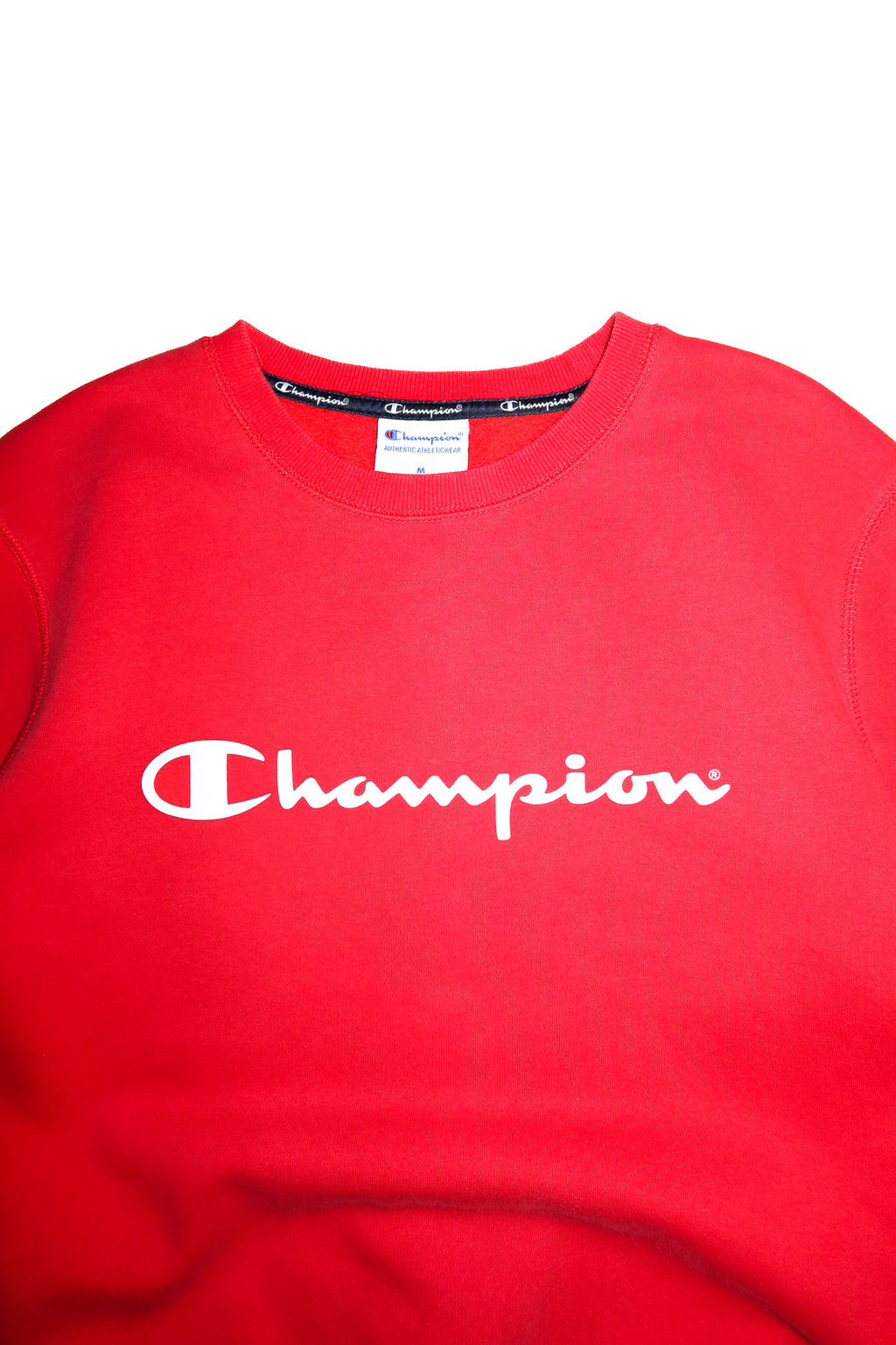 2000’s champion script logo crewneck sweatshirt red.