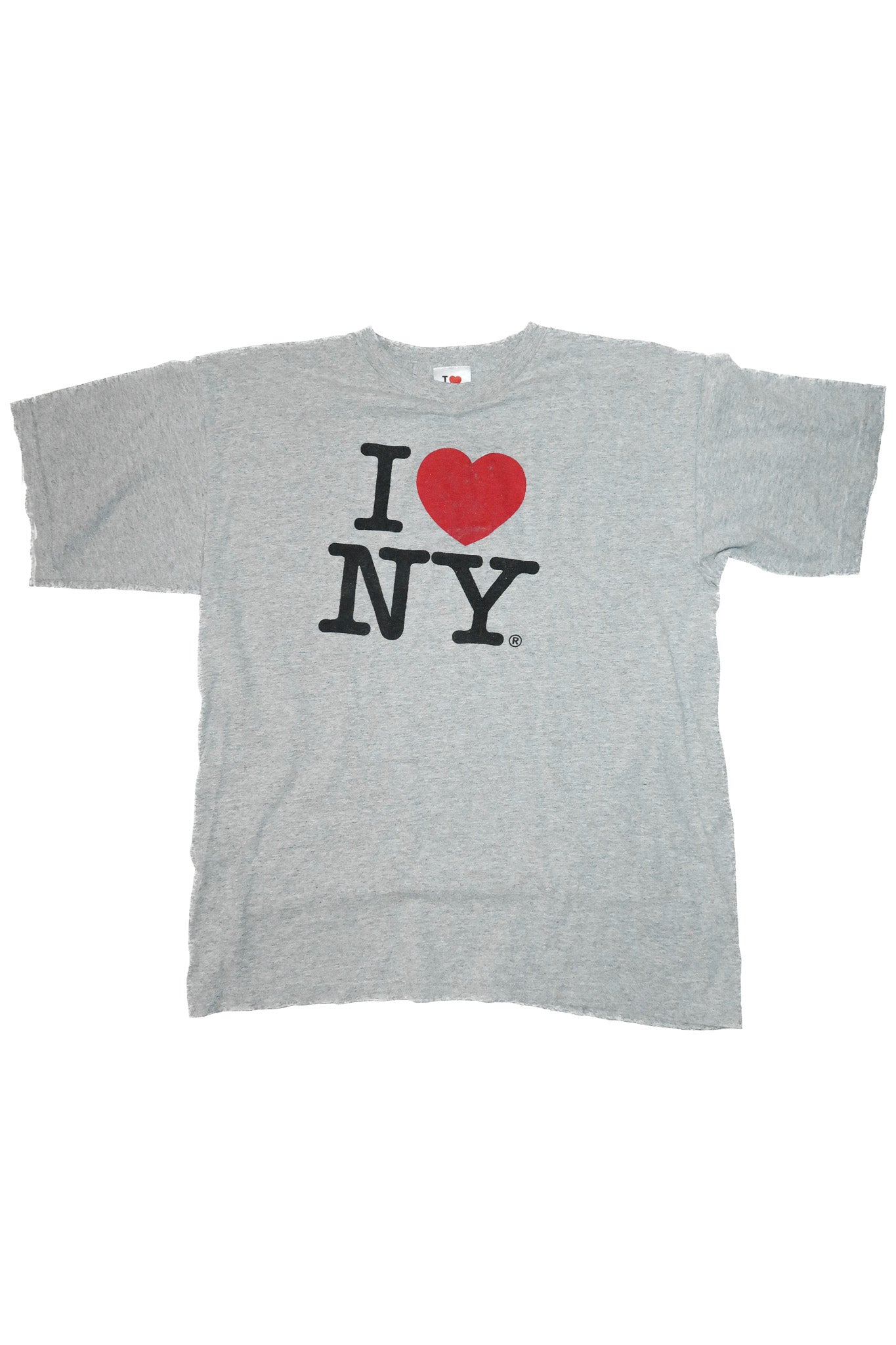 1990's i love ny official logo t-shirt grey.