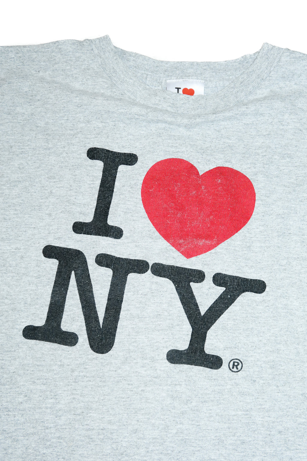 1990's i love ny official logo t-shirt grey.
