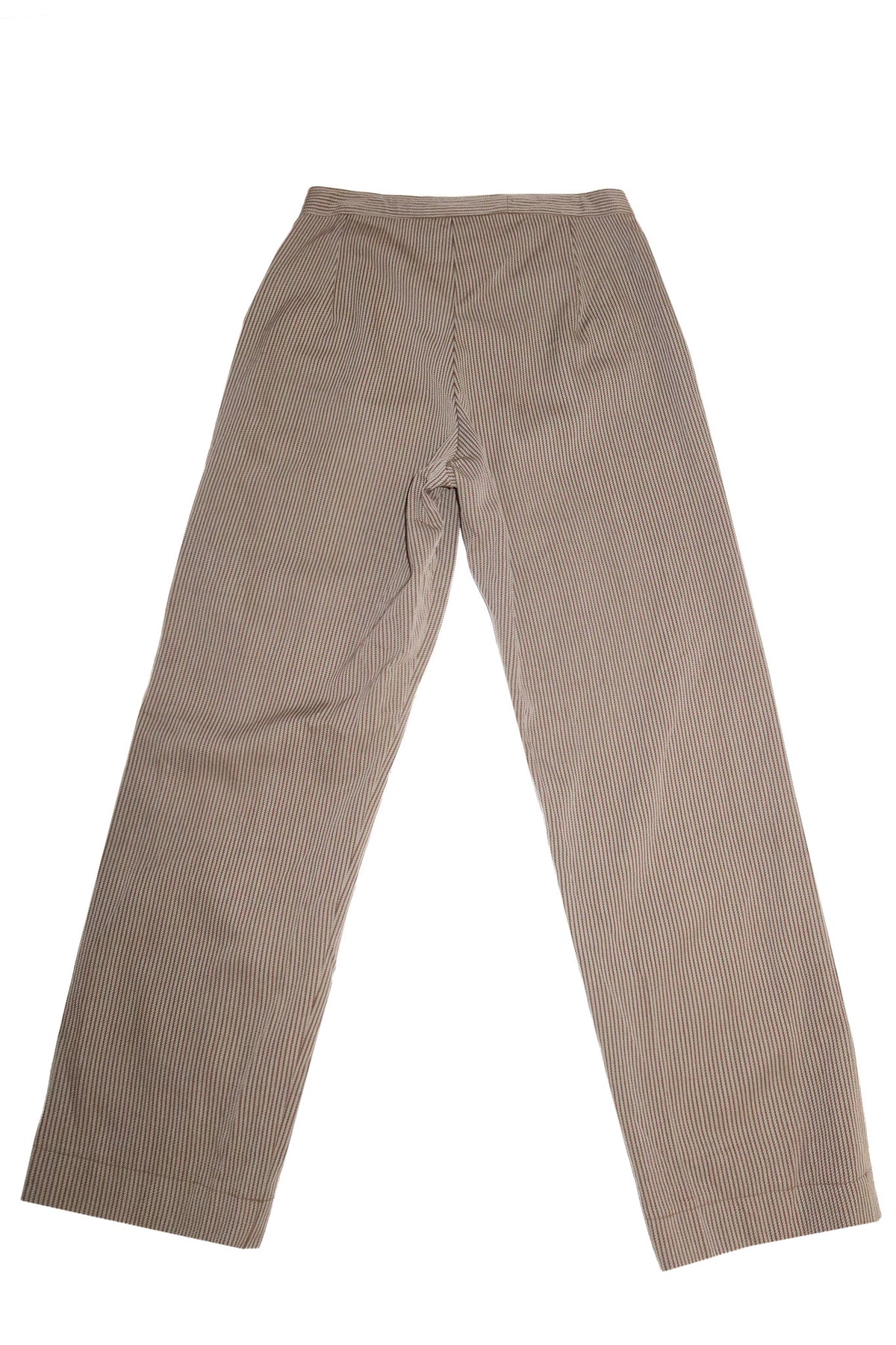 1970's handmade pinstripe straight leg trousers brown.
