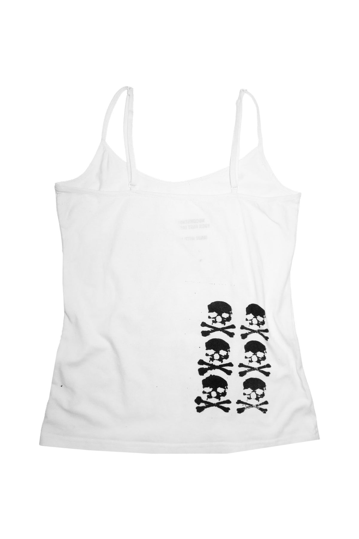 no consensus mixed graphic cami white.
