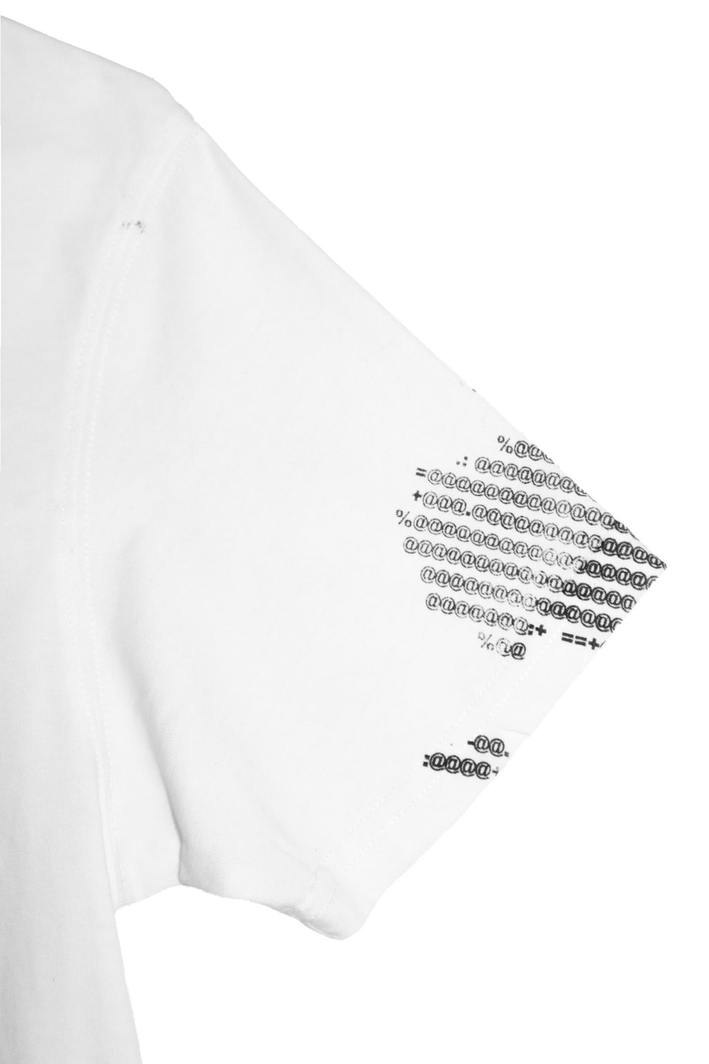 no consensus mixed graphic skull tee white.