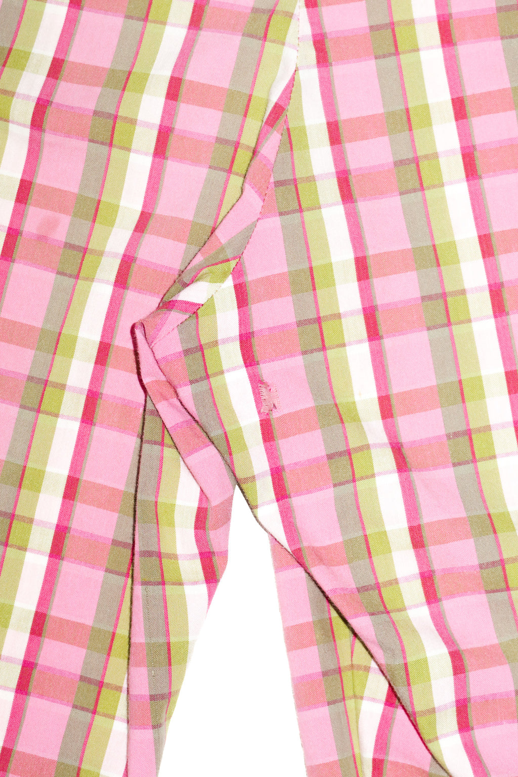 2000’s aero plaid culottes pink/green.
