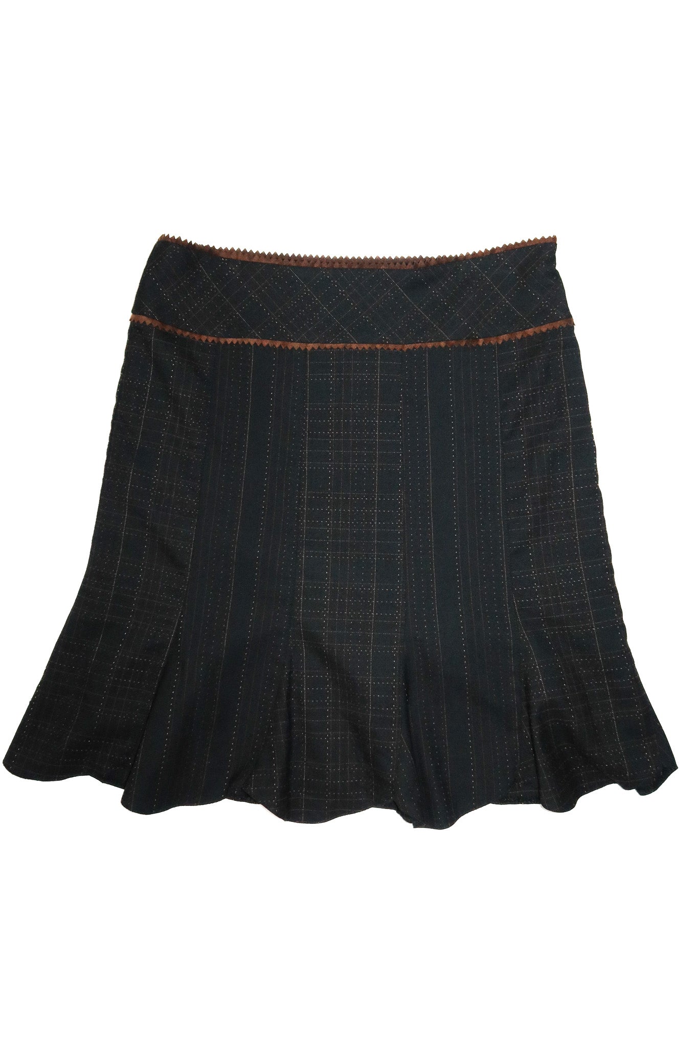 2000’s nanette lepore pleated mini skirt grey.