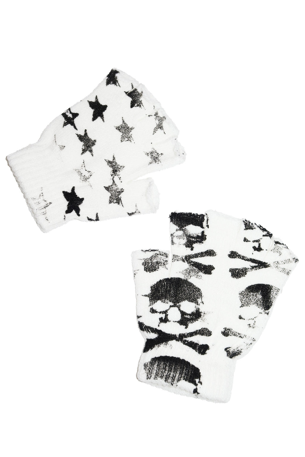 no consensus mixed graphic gloves II cream.