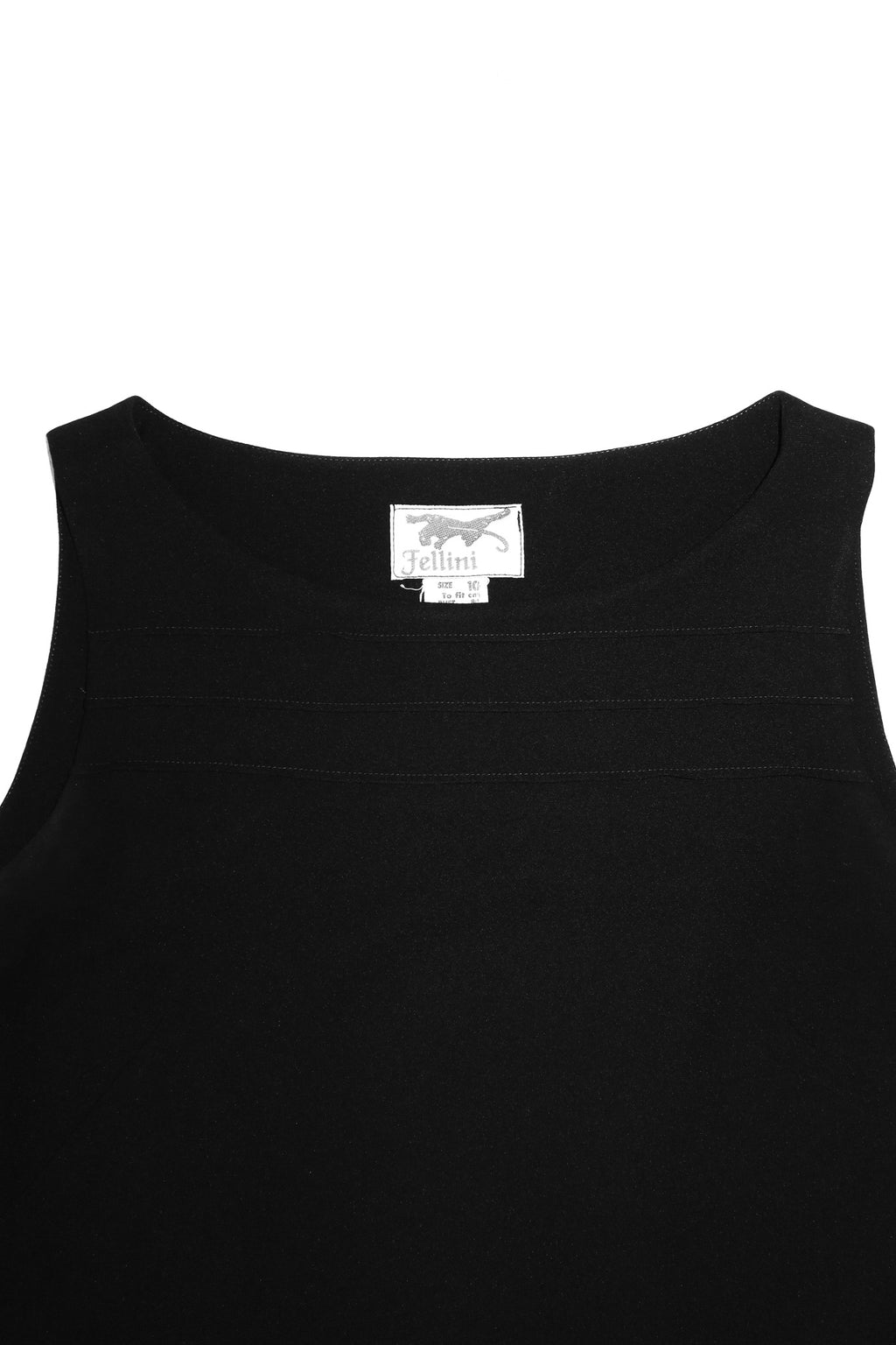 1990’s fellini sleeveless vest top black.