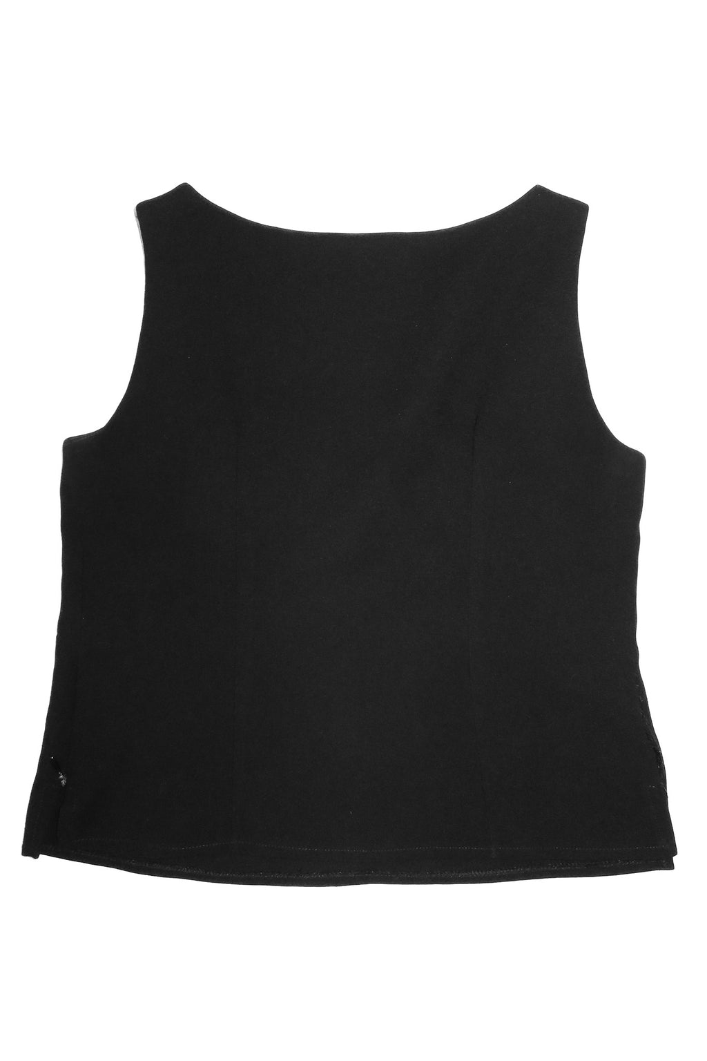 1990’s fellini sleeveless vest top black.