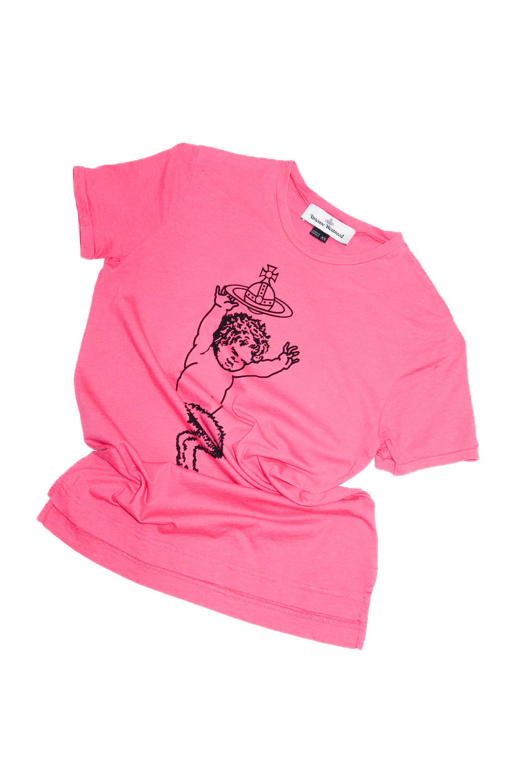 vivienne westwood ‘world tour’ graphic t-shirt pink.