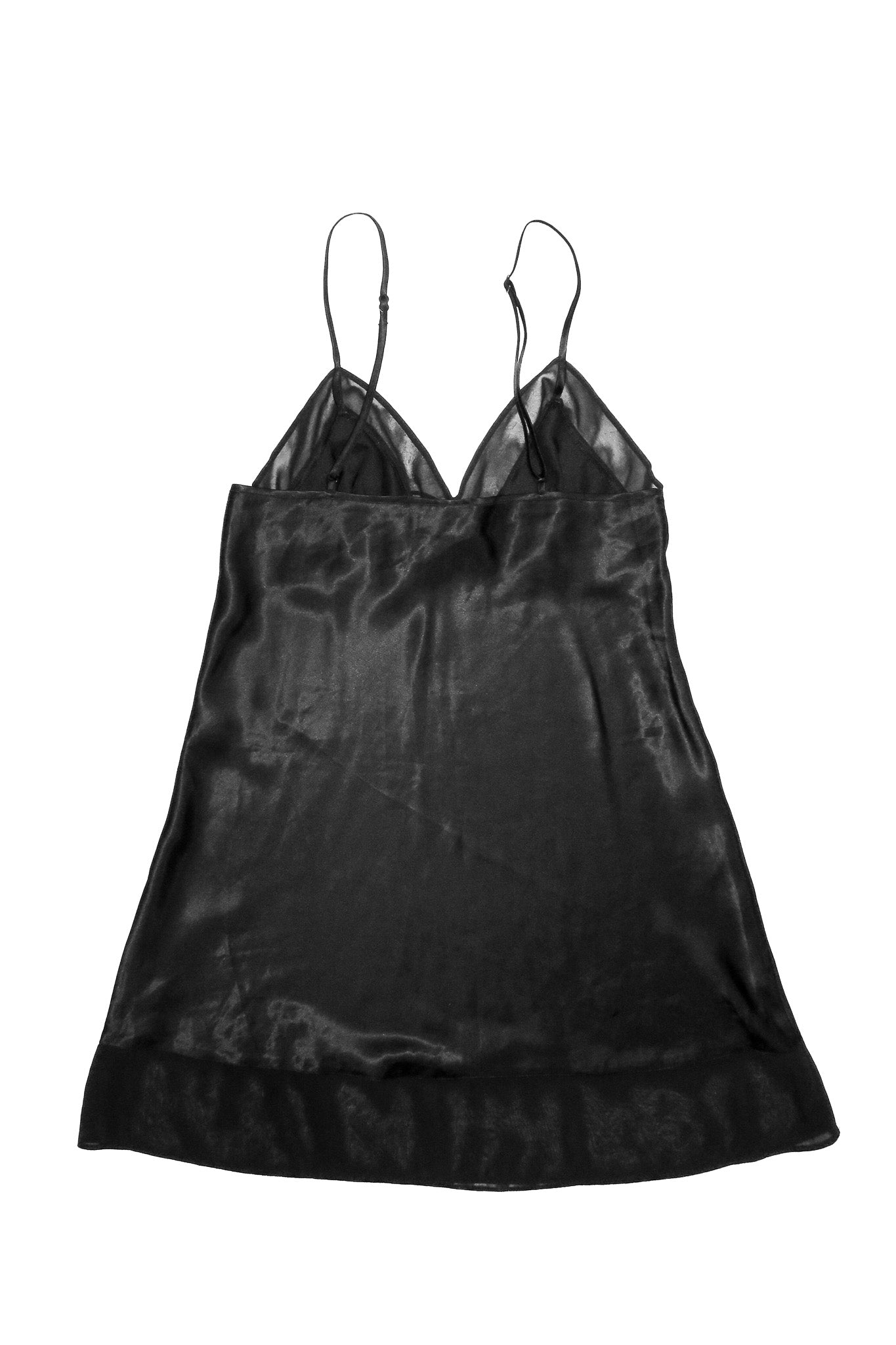 1990’s anywear anytime cami slip dress black.