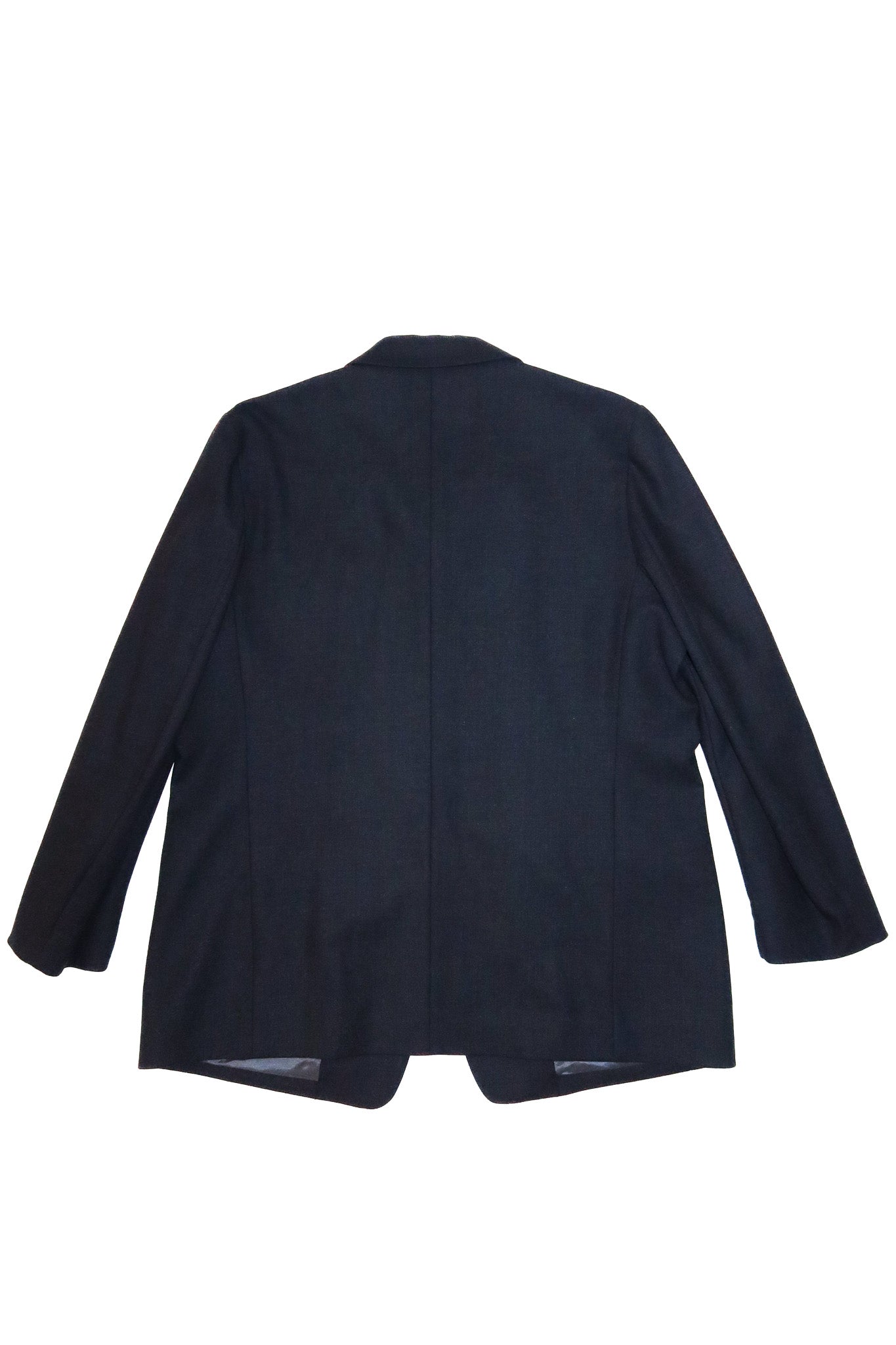 2000's burberry london tailored wool blazer charcoal.