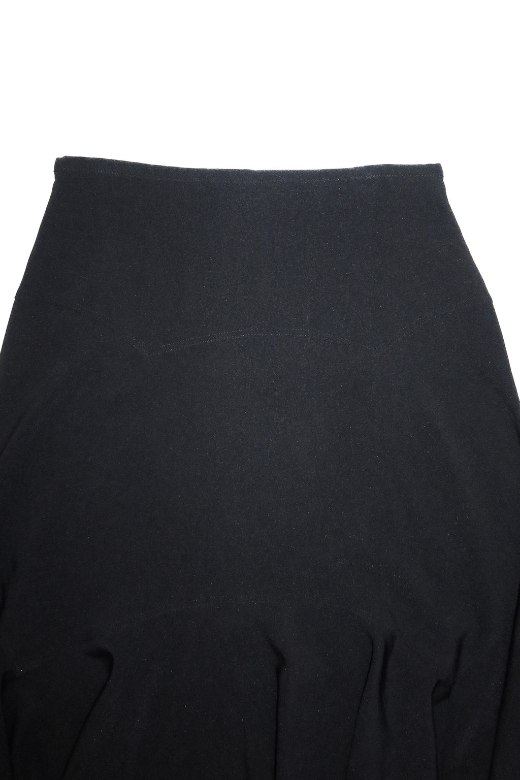 2000's wet seal asymmetric ruffle skirt black.