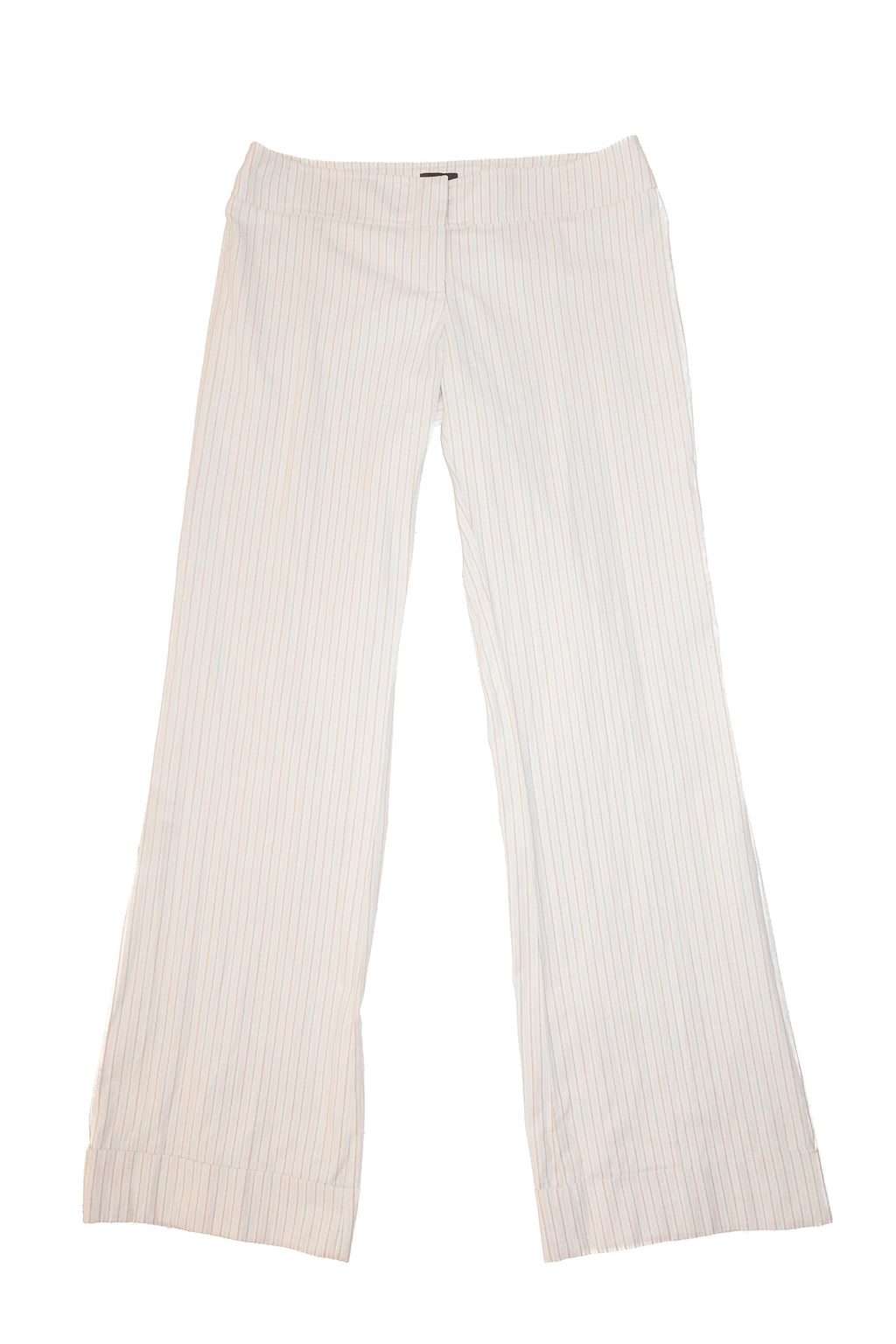2000’s marcs sydney pinstripe flare pants cream.
