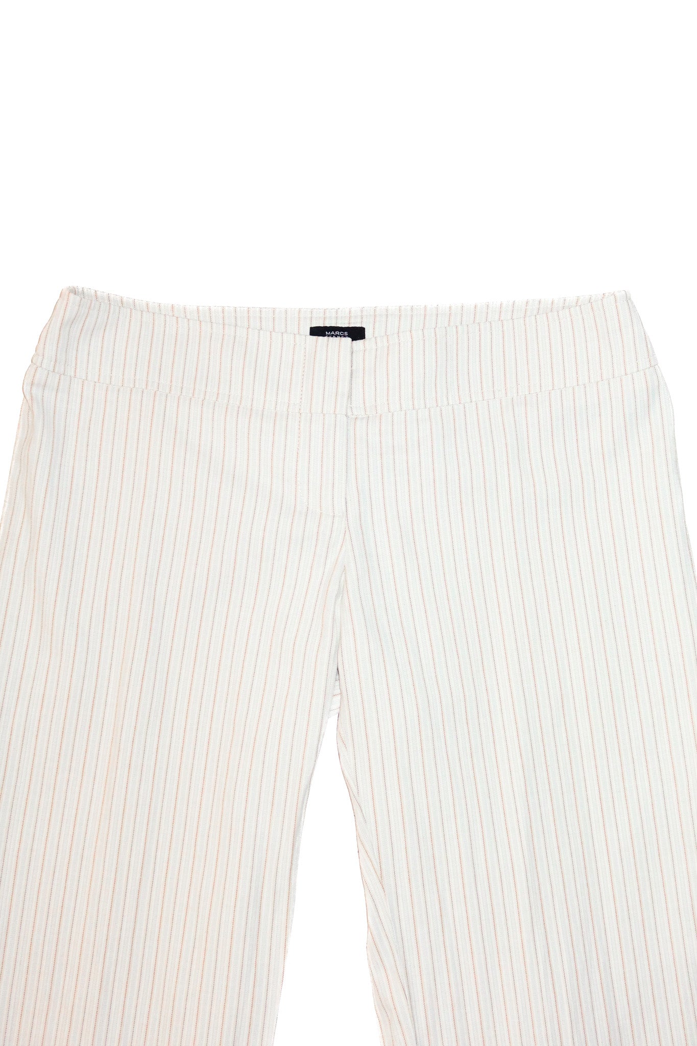 2000’s marcs sydney pinstripe flare pants cream.