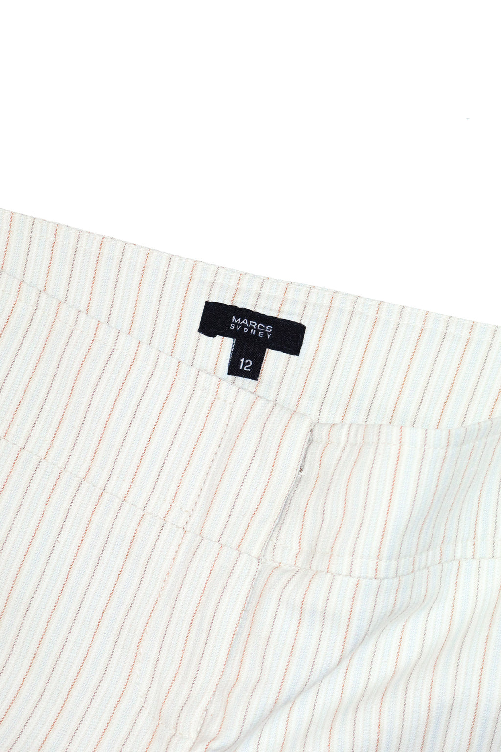 2000’s marcs sydney pinstripe flare pants cream.