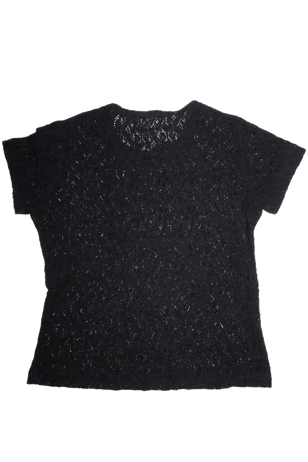 1990’s rosy lane lace knit top black.