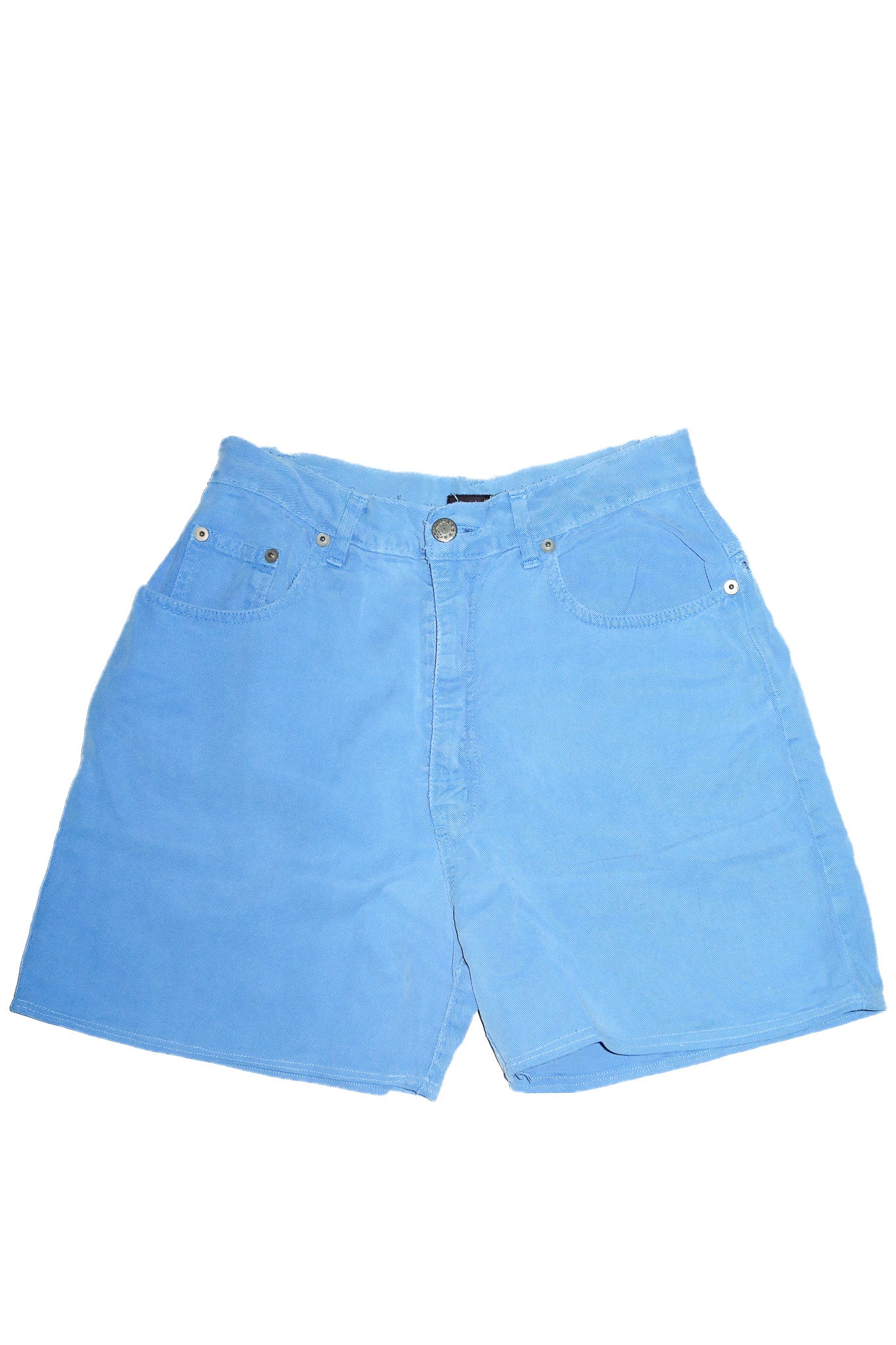 1990’s jump high waisted tencel shorts blue.