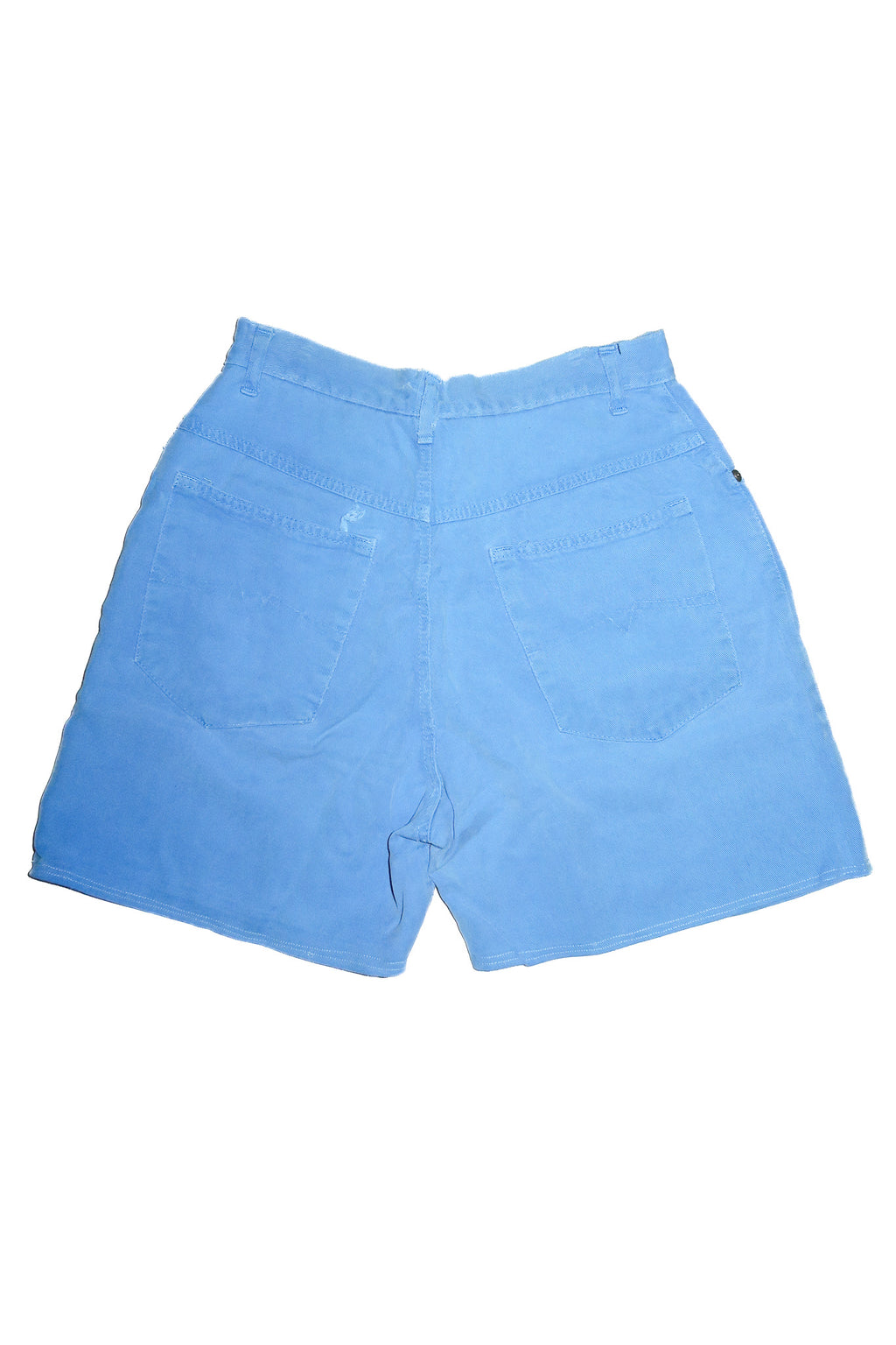 1990’s jump high waisted tencel shorts blue.
