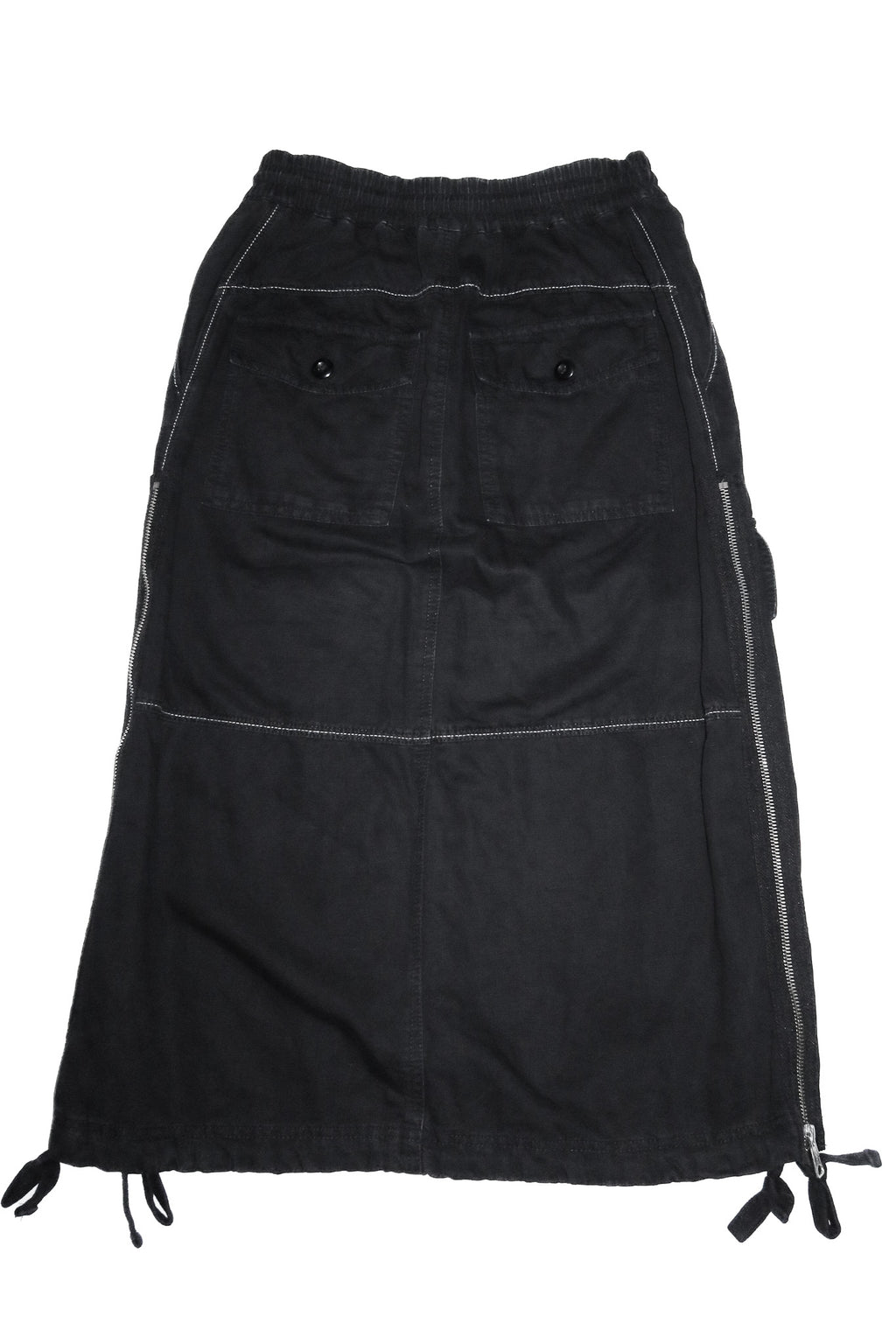 2000’s diesel o-ginestra cargo midi skirt black.