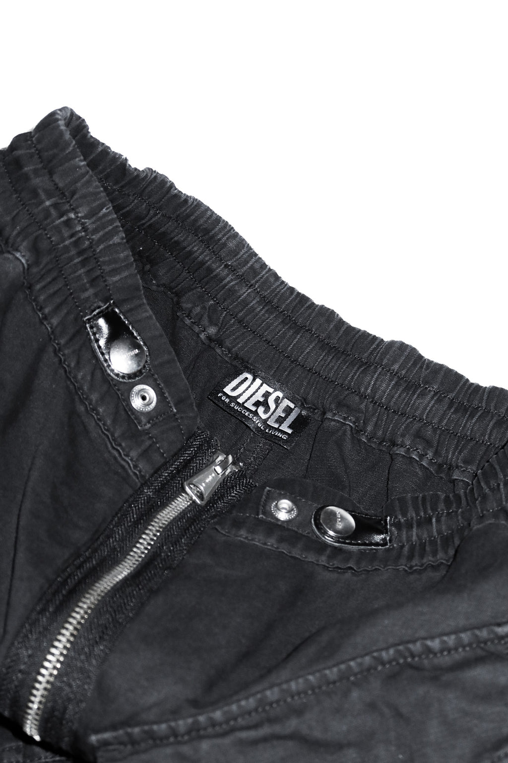 2000’s diesel o-ginestra cargo midi skirt black.
