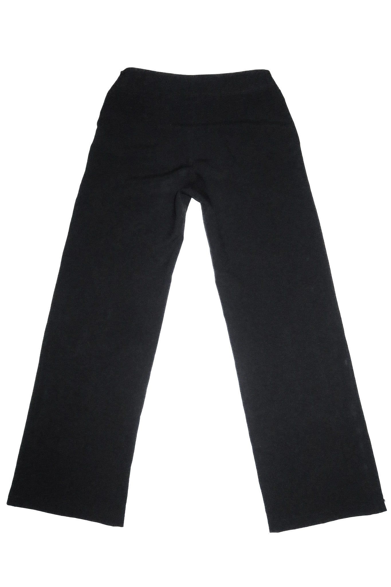 1990’s westco zip detail flared pants black.