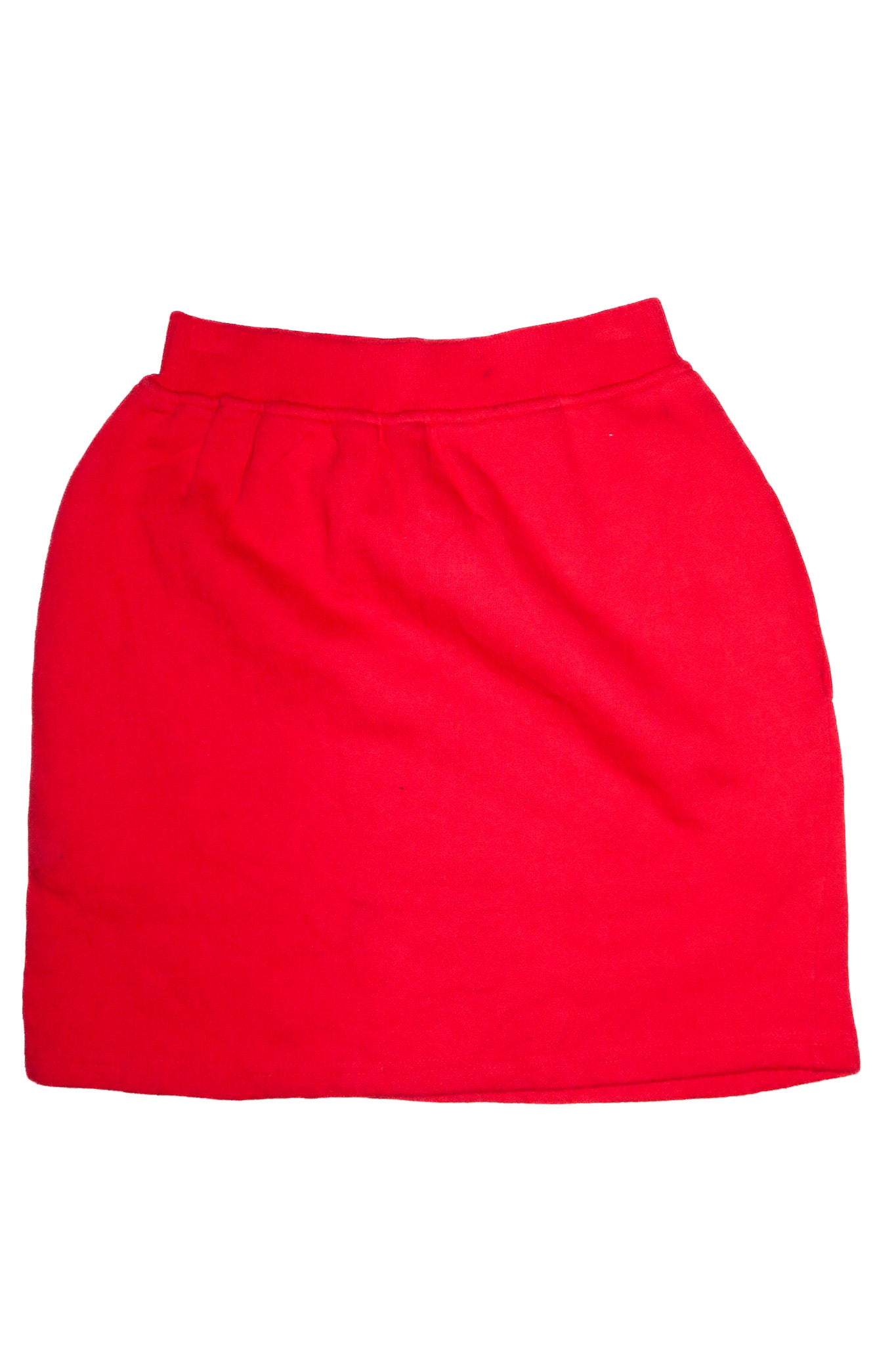1990’s coca cola fleece mini skirt red.