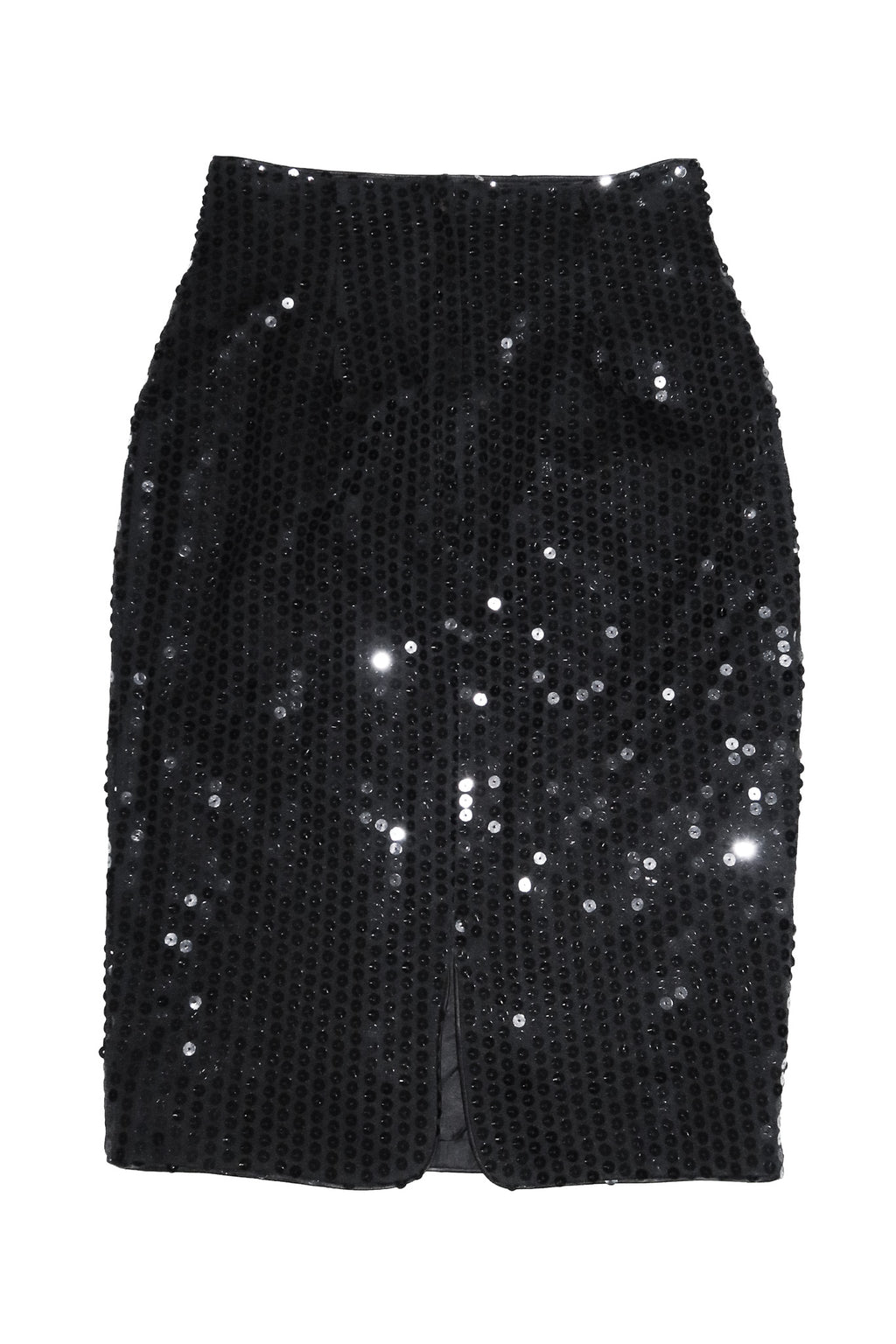 1980’s private label by events sequin midi skirt black.