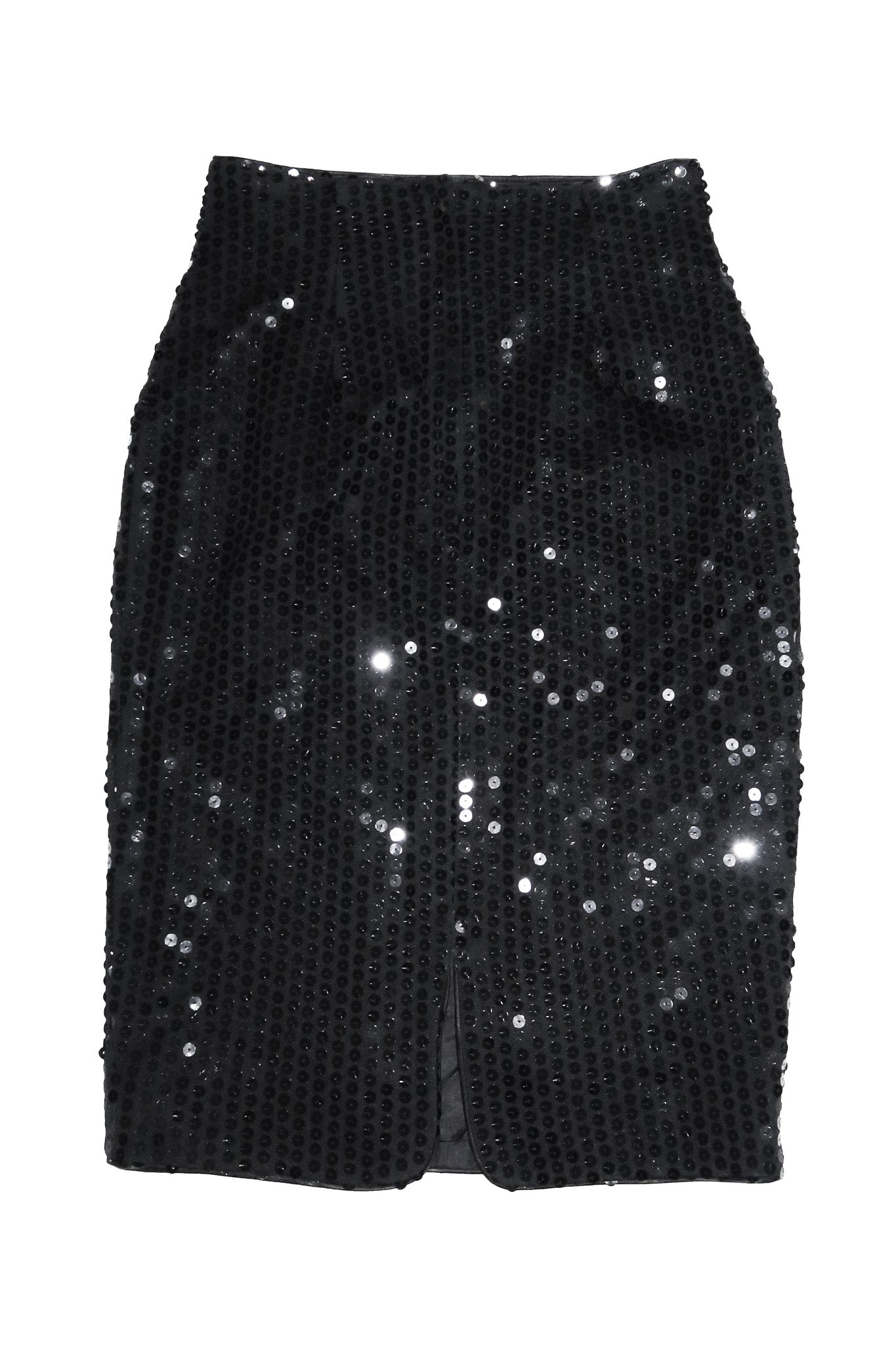 1980’s private label by events sequin midi skirt black.