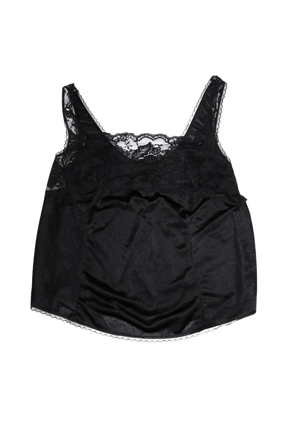 1990’s maggie t lace trim camisole black.