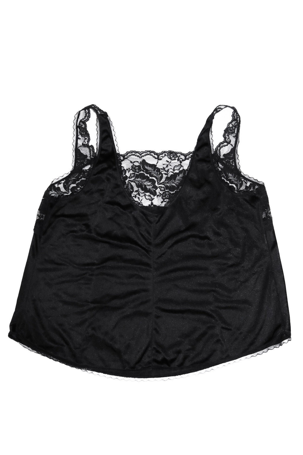 1990’s maggie t lace trim camisole black.