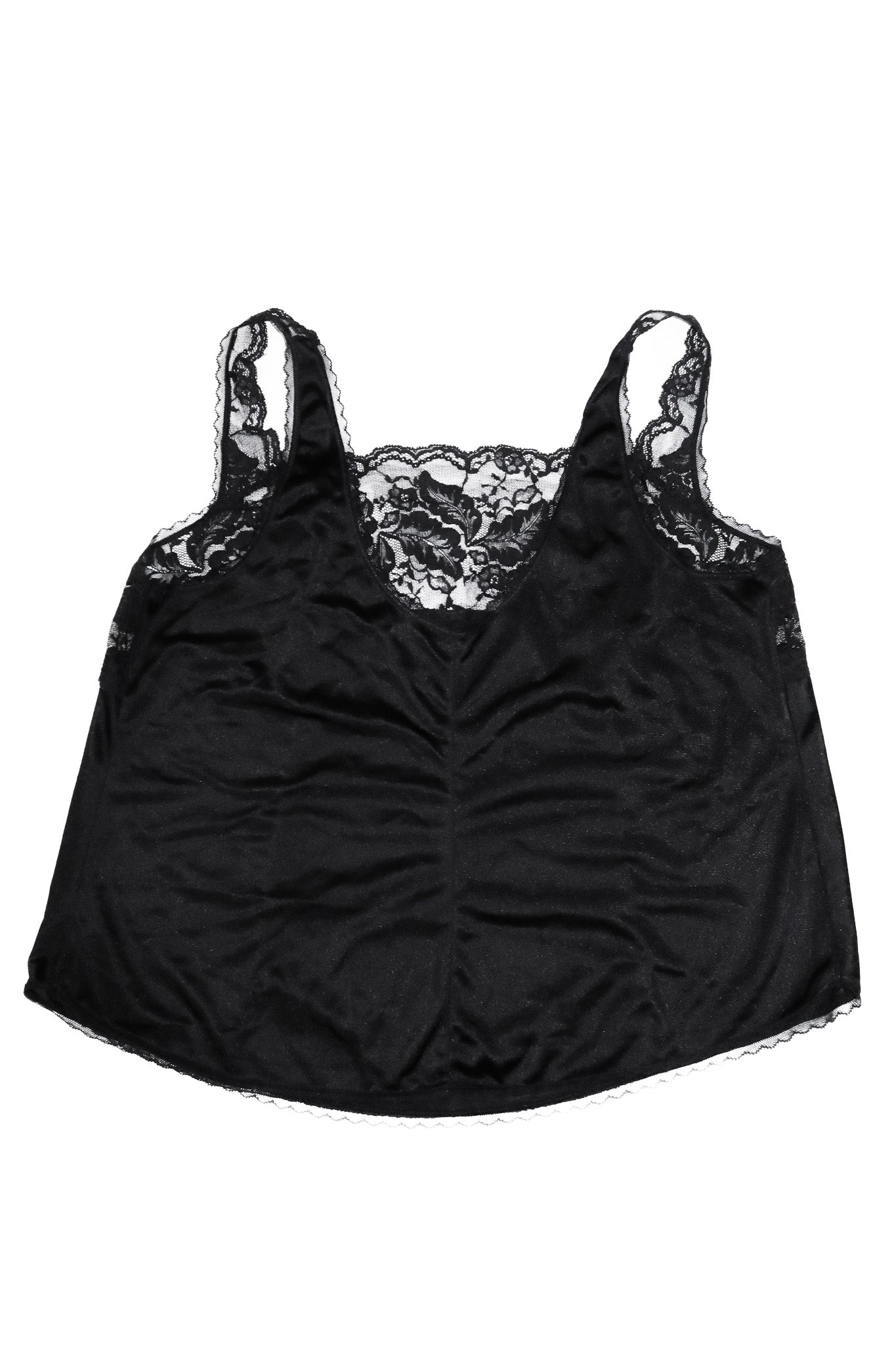 1990’s maggie t lace trim camisole black.