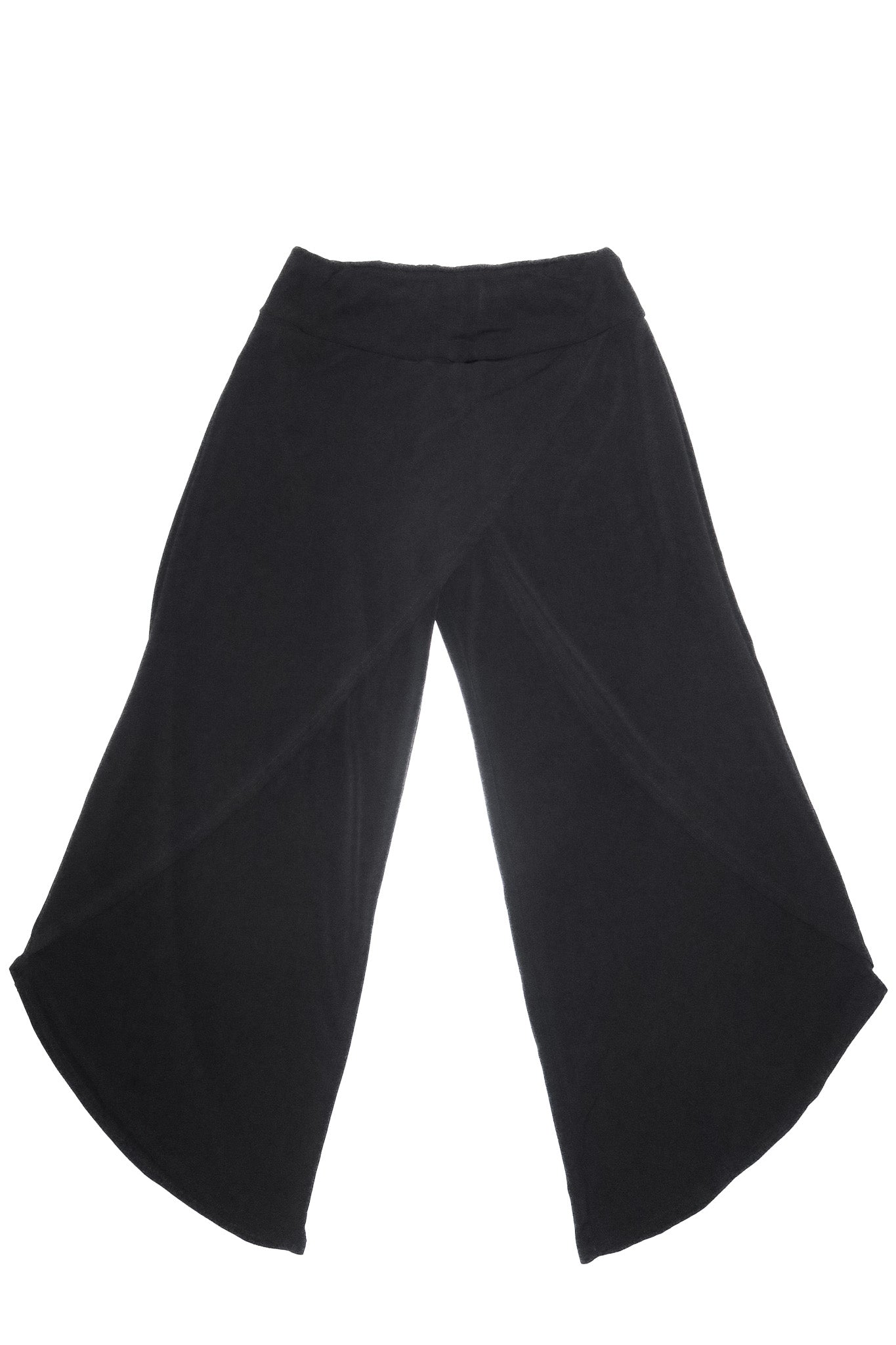 1990’s sister sister wide leg layered pants black.