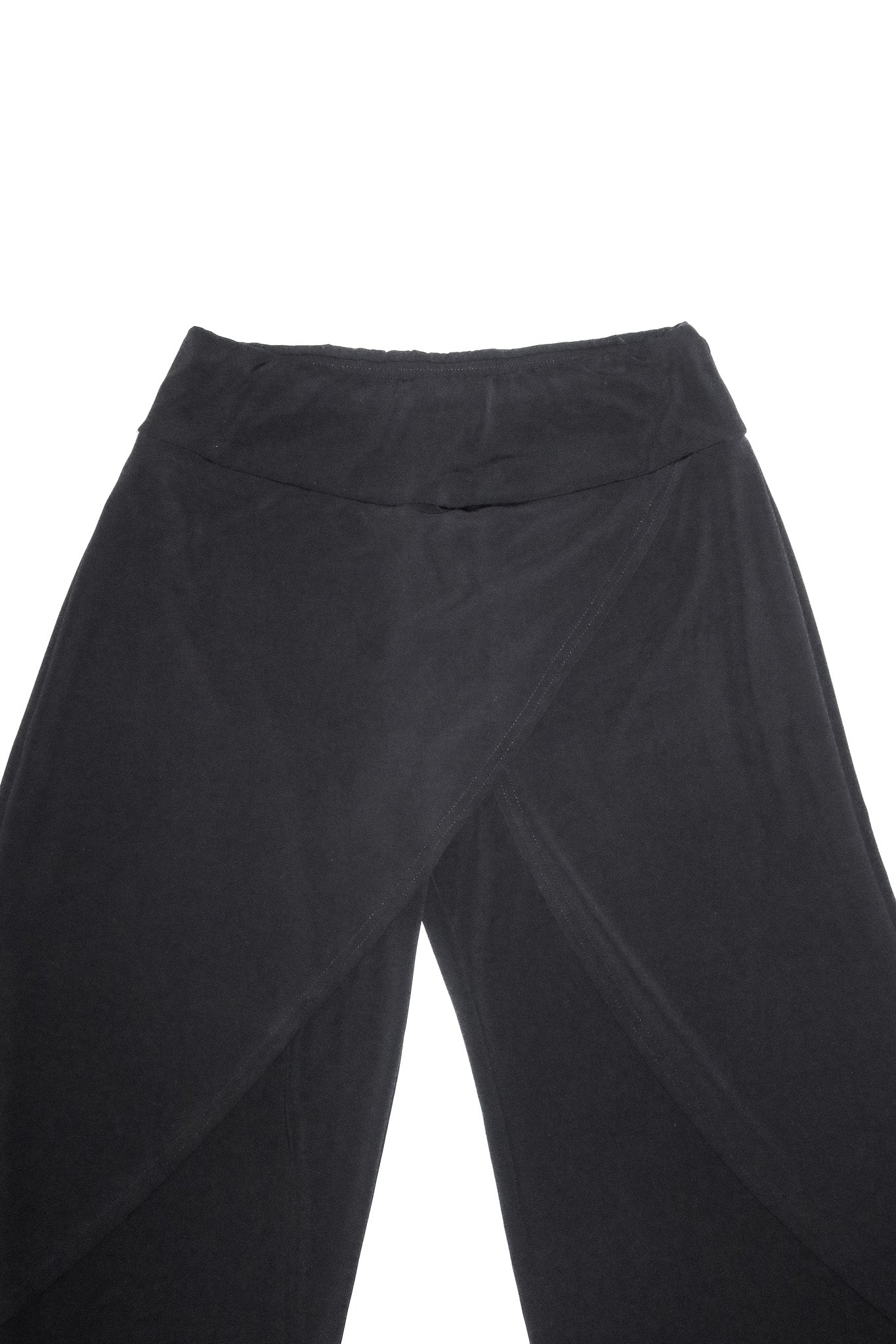 1990’s sister sister wide leg layered pants black.