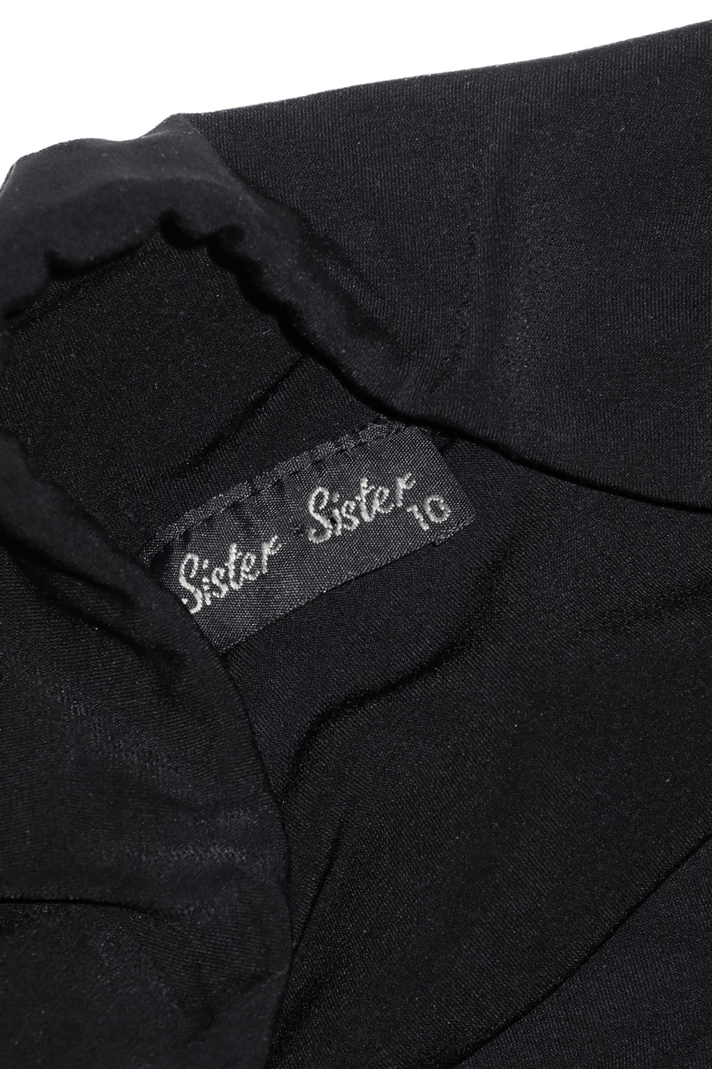1990’s sister sister wide leg layered pants black.