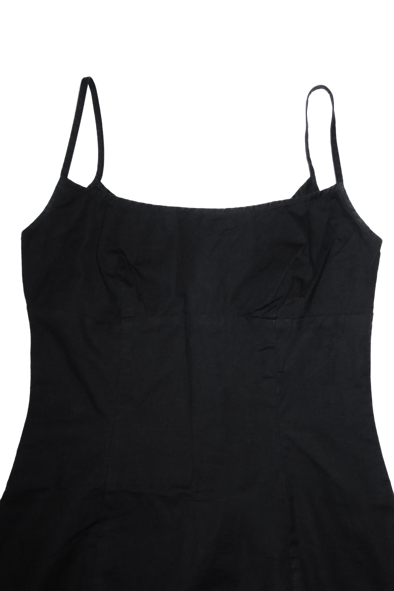1990’s miss shop fitted cami slip dress black.