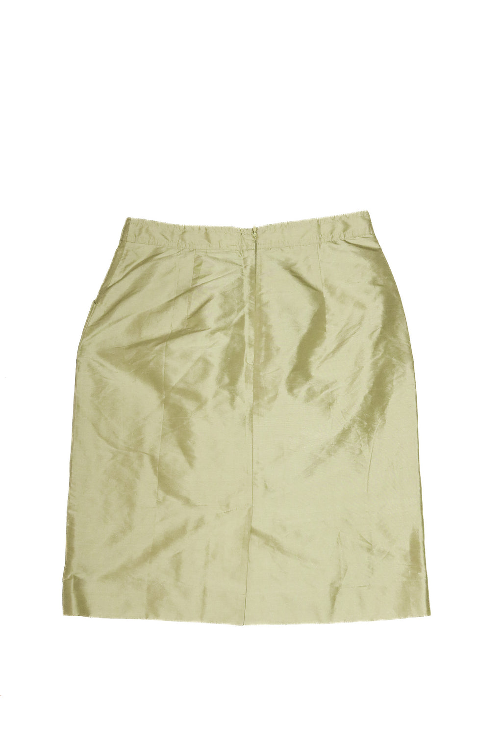2000’s deadstock sogna silk mini skirt lime.