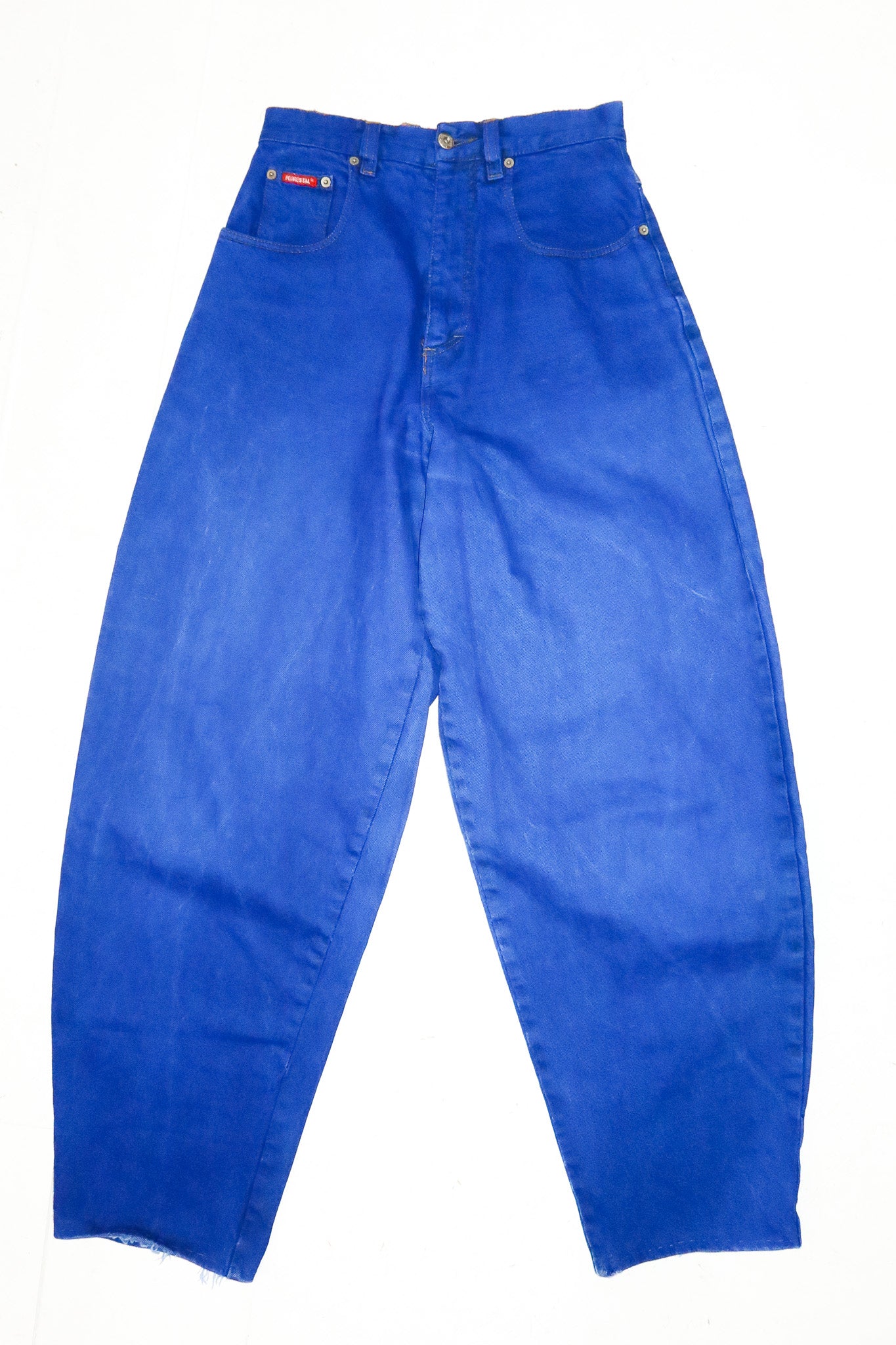 1990’s forrestal barrel leg jeans cobalt blue.