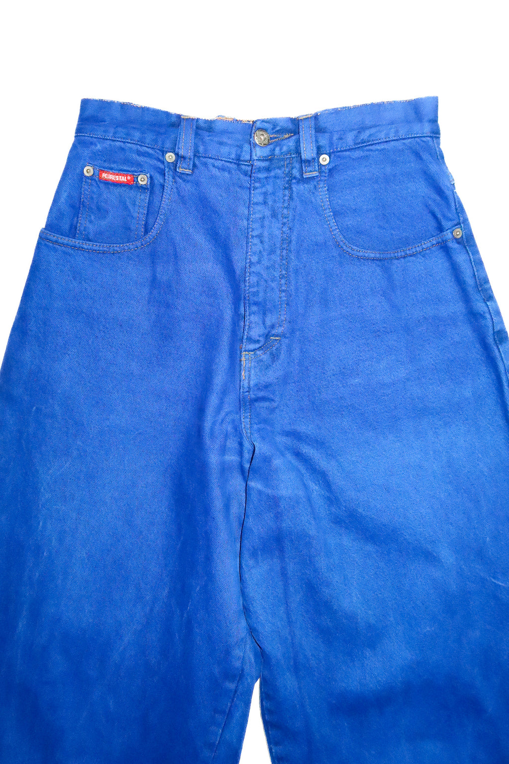 1990’s forrestal barrel leg jeans cobalt blue.