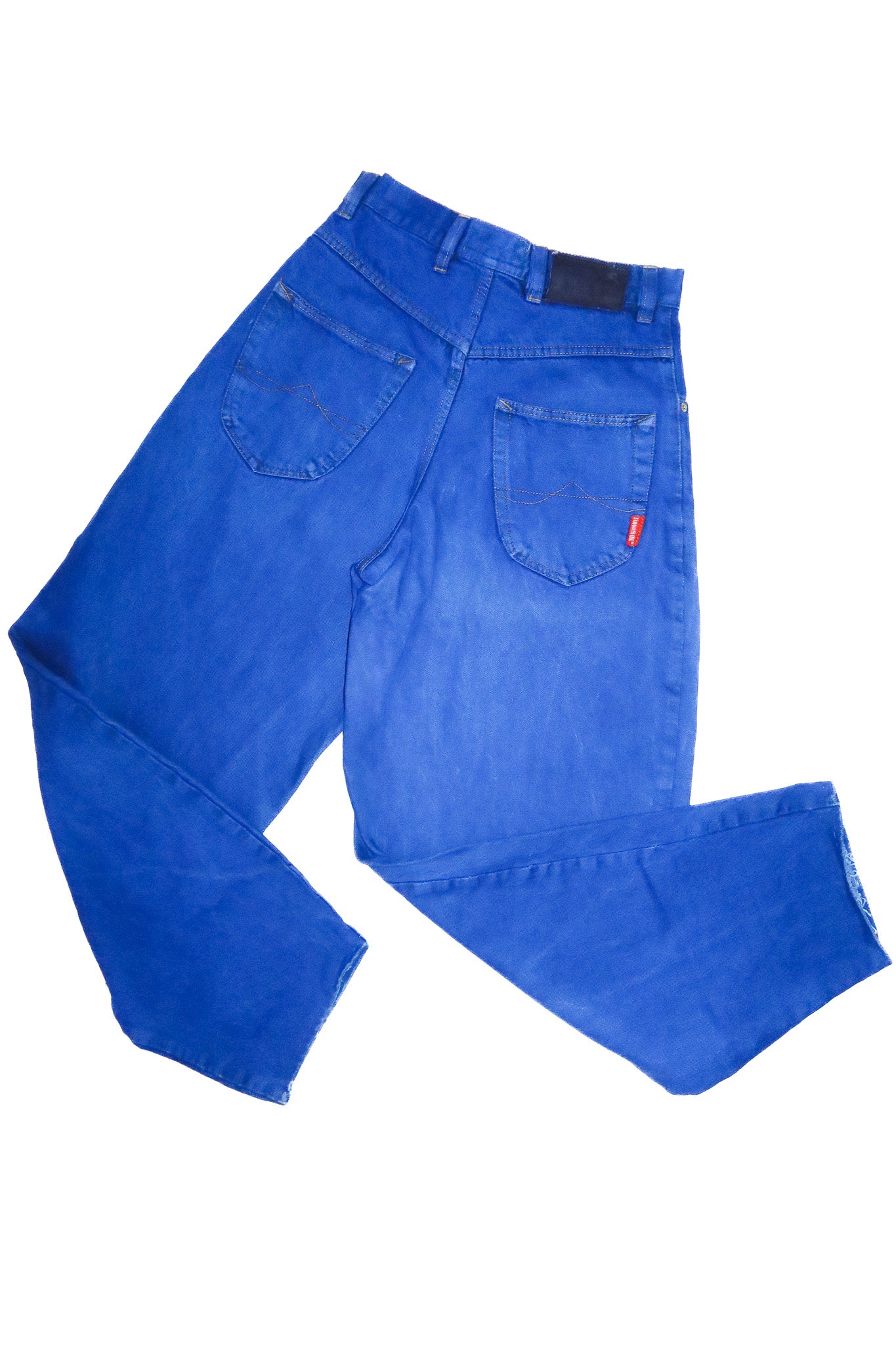 1990’s forrestal barrel leg jeans cobalt blue.
