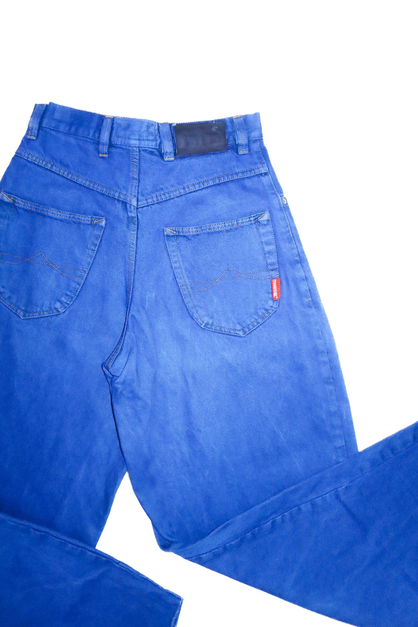 1990’s forrestal barrel leg jeans cobalt blue.