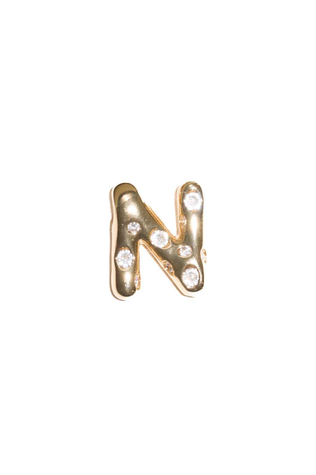 sprinkle letter necklace.