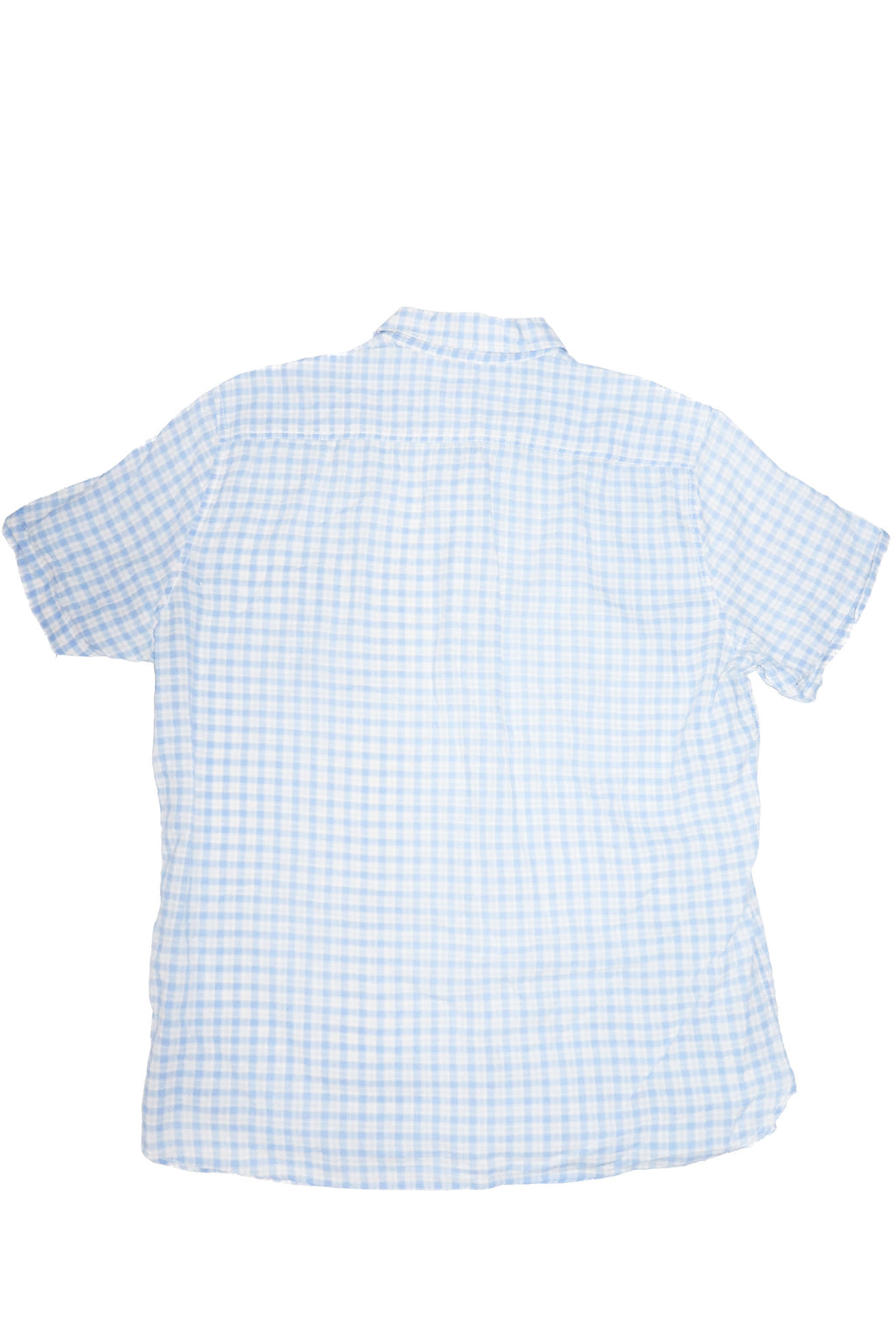 jag short sleeve button up shirt blue.