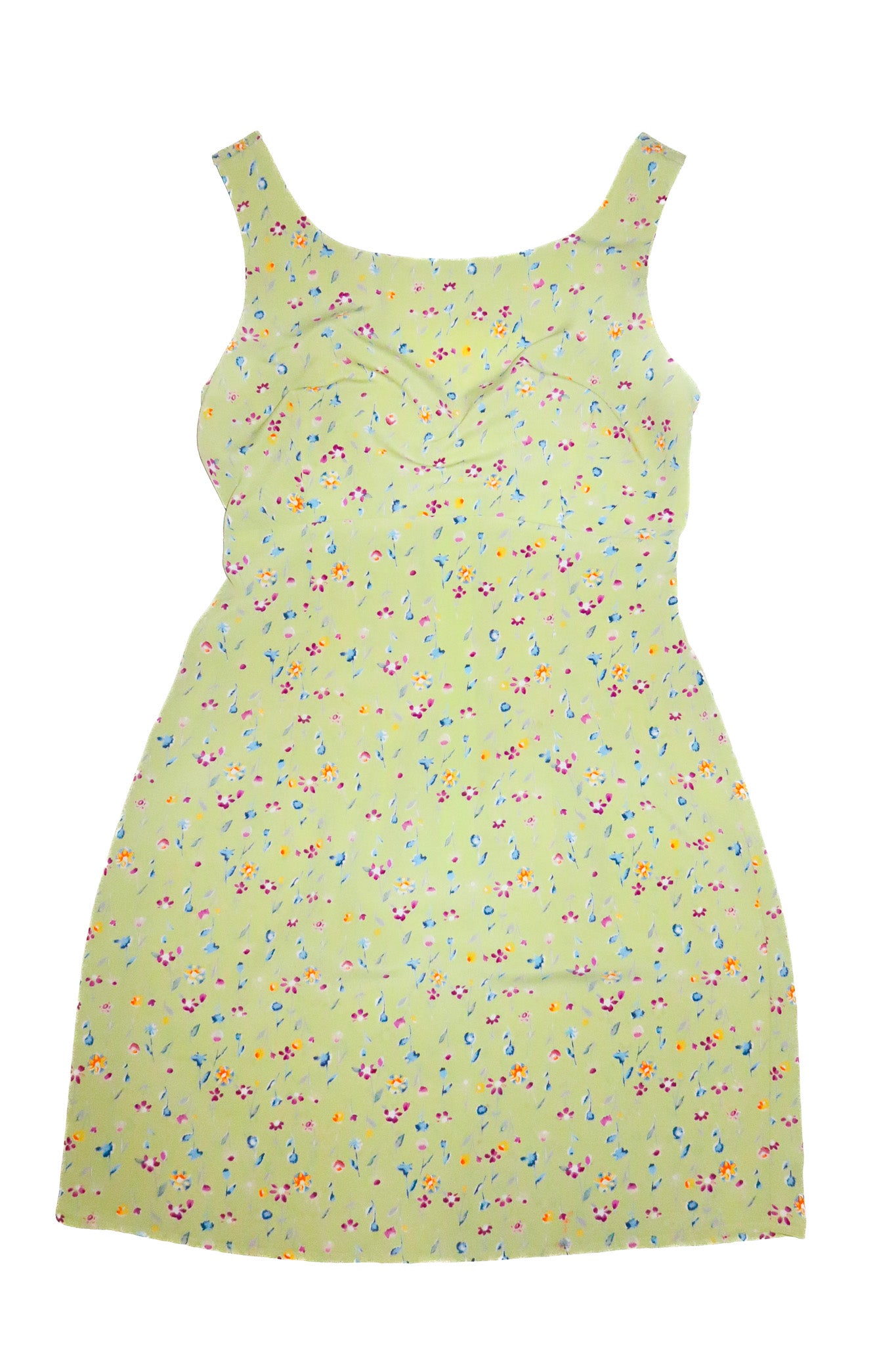 1990’s urban life mini dress green.