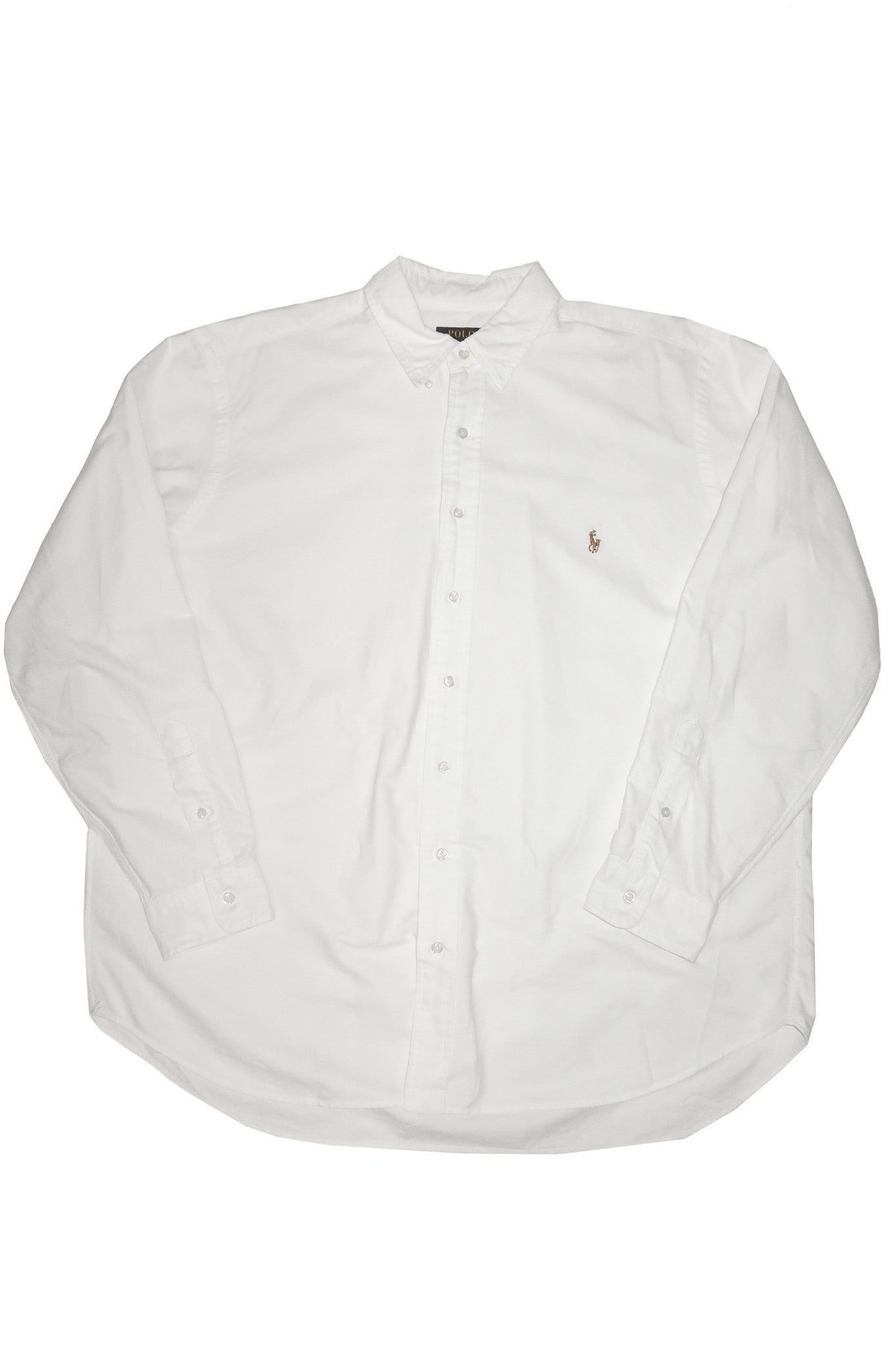 polo ralph lauren long sleeve button up shirt white.