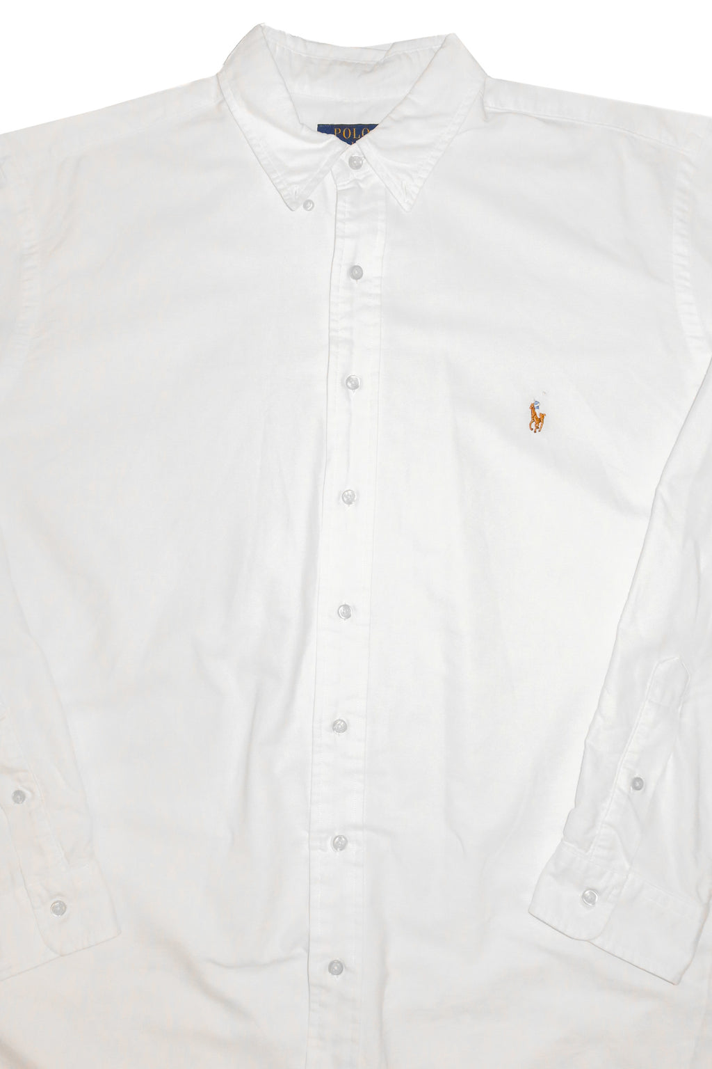 polo ralph lauren long sleeve button up shirt white.
