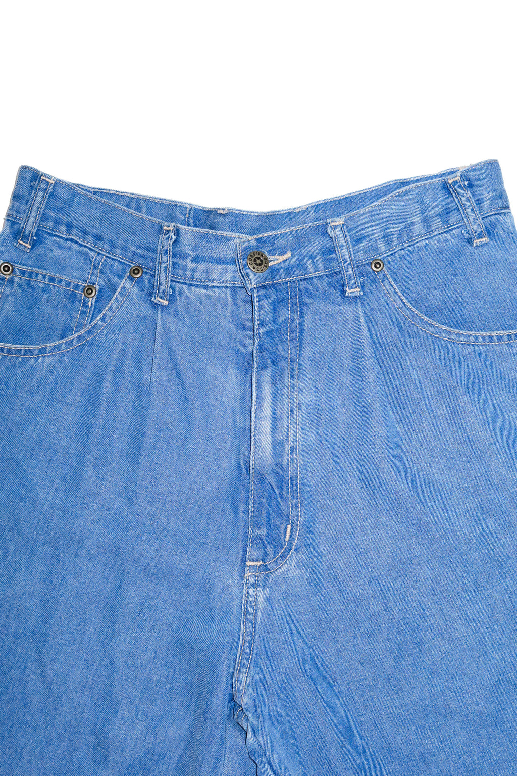 1990’s corfu jeanshigh waisted shorts blue.