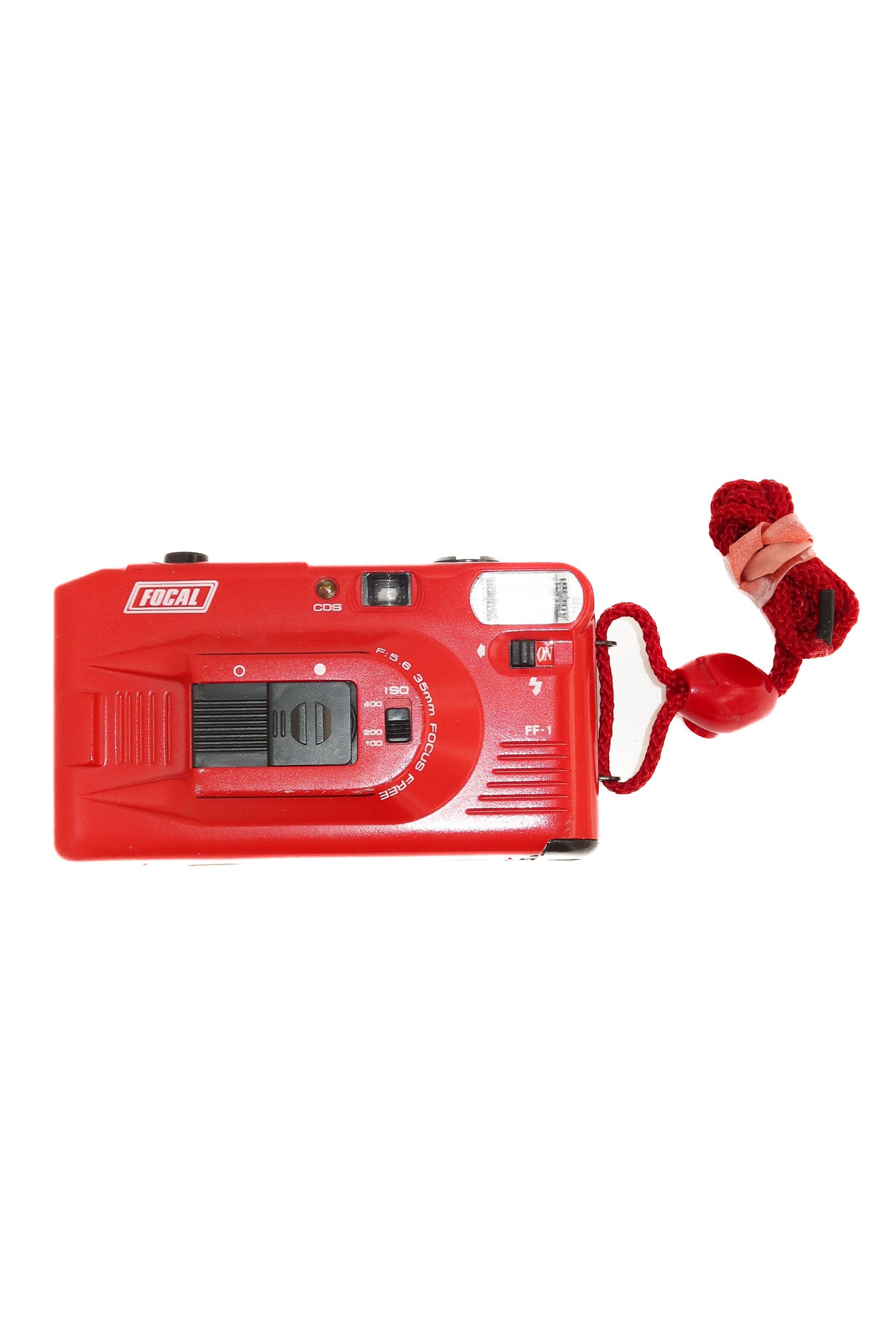 1990's focal ff-1 35mm film camera red.