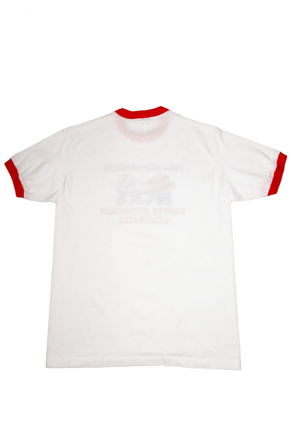 1980’s ncrs chevrolet racing ringer t-shirt white.